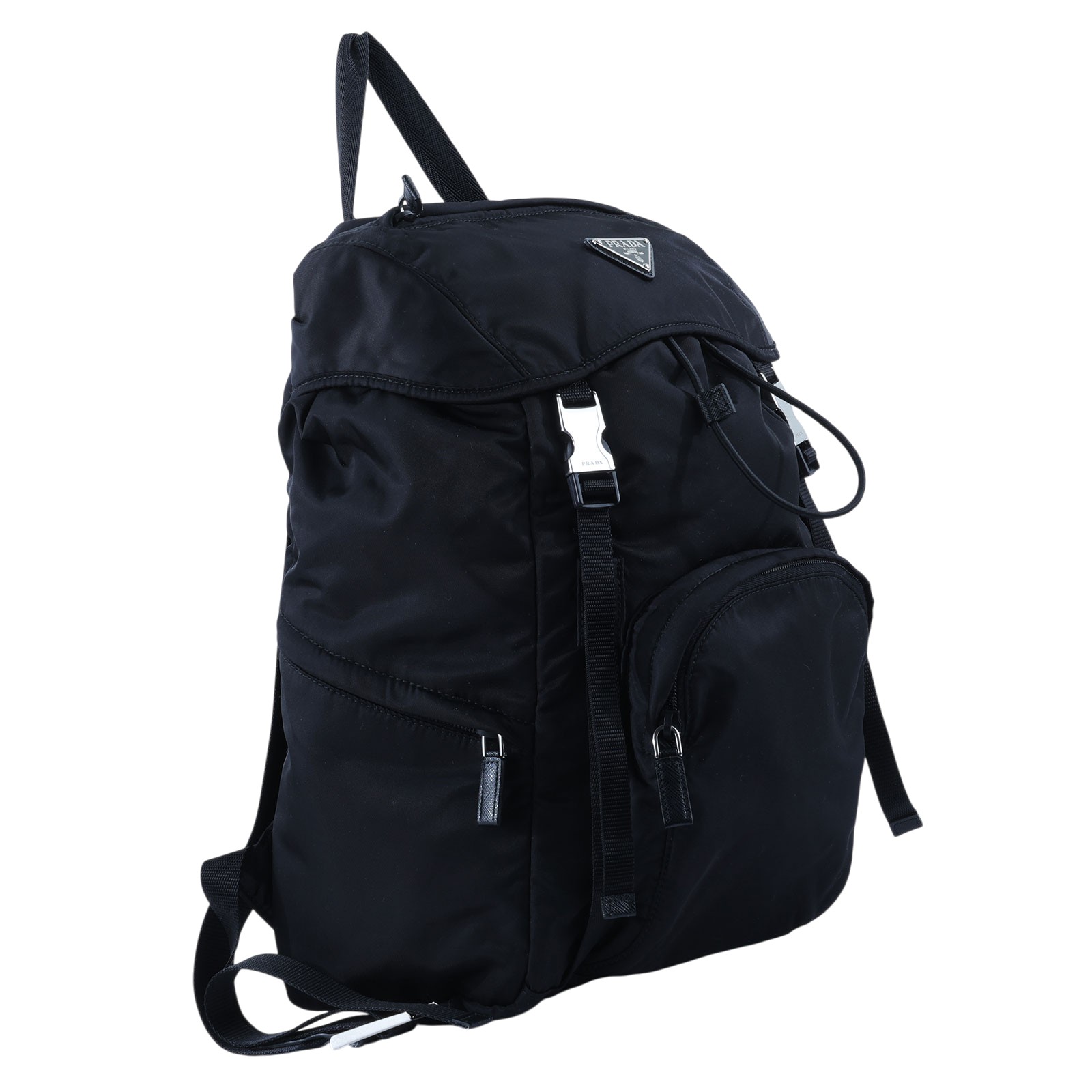 普拉達 PRADA Re-Nylon 背囊 1BZ039_RV44 黑尼龍後背包 防塵袋
