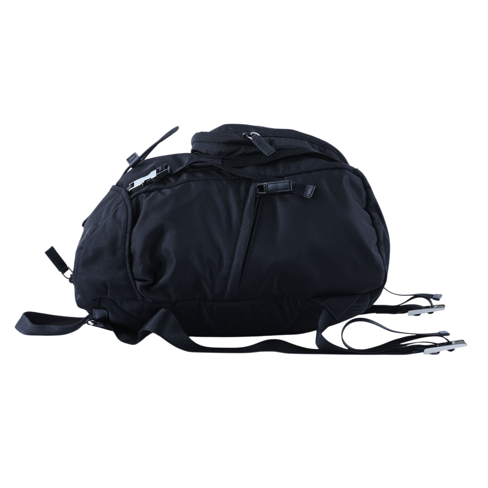 普拉達 PRADA Re-Nylon 背囊 1BZ039_RV44 黑尼龍後背包 防塵袋