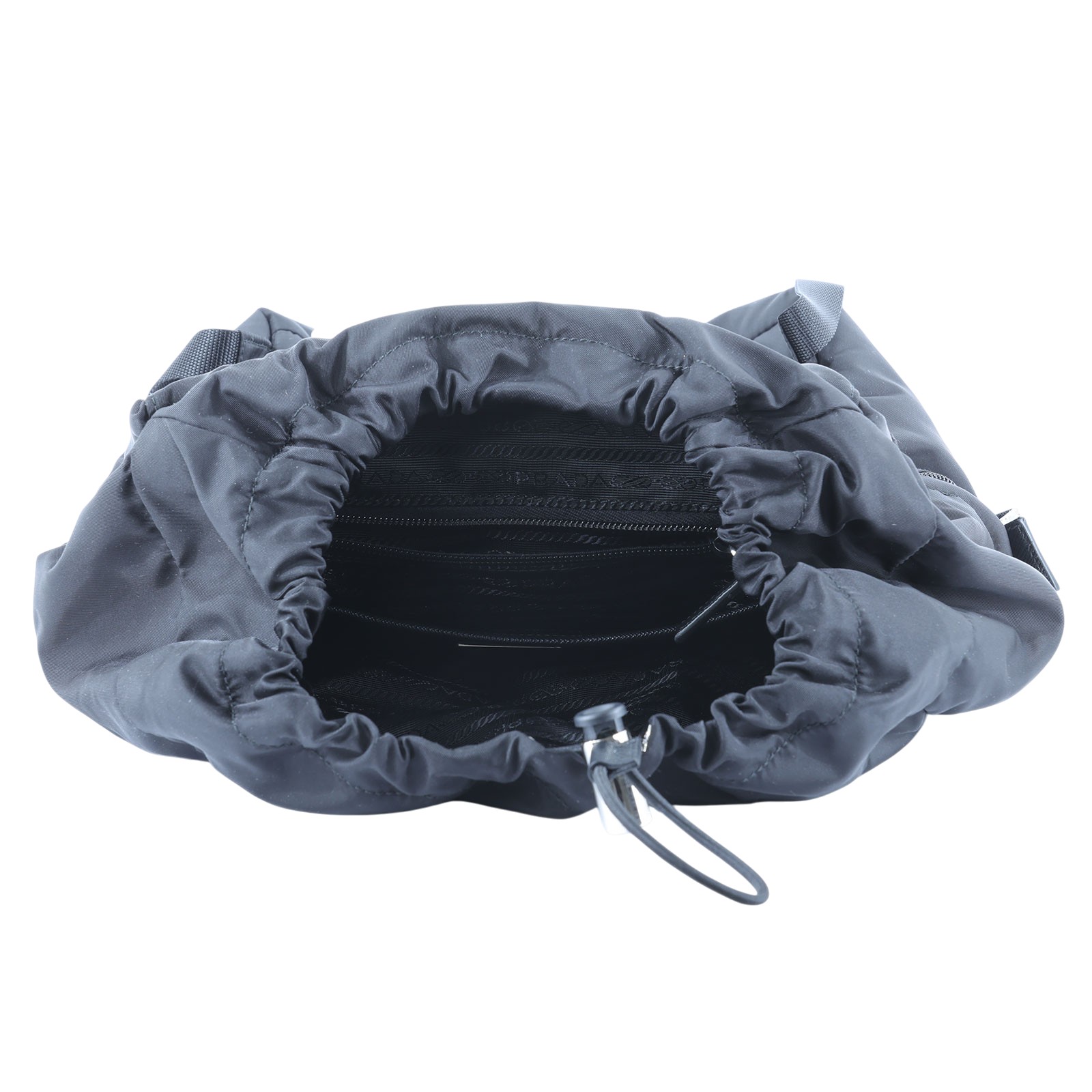 普拉達 PRADA Re-Nylon 背囊 1BZ039_RV44 黑尼龍後背包 防塵袋