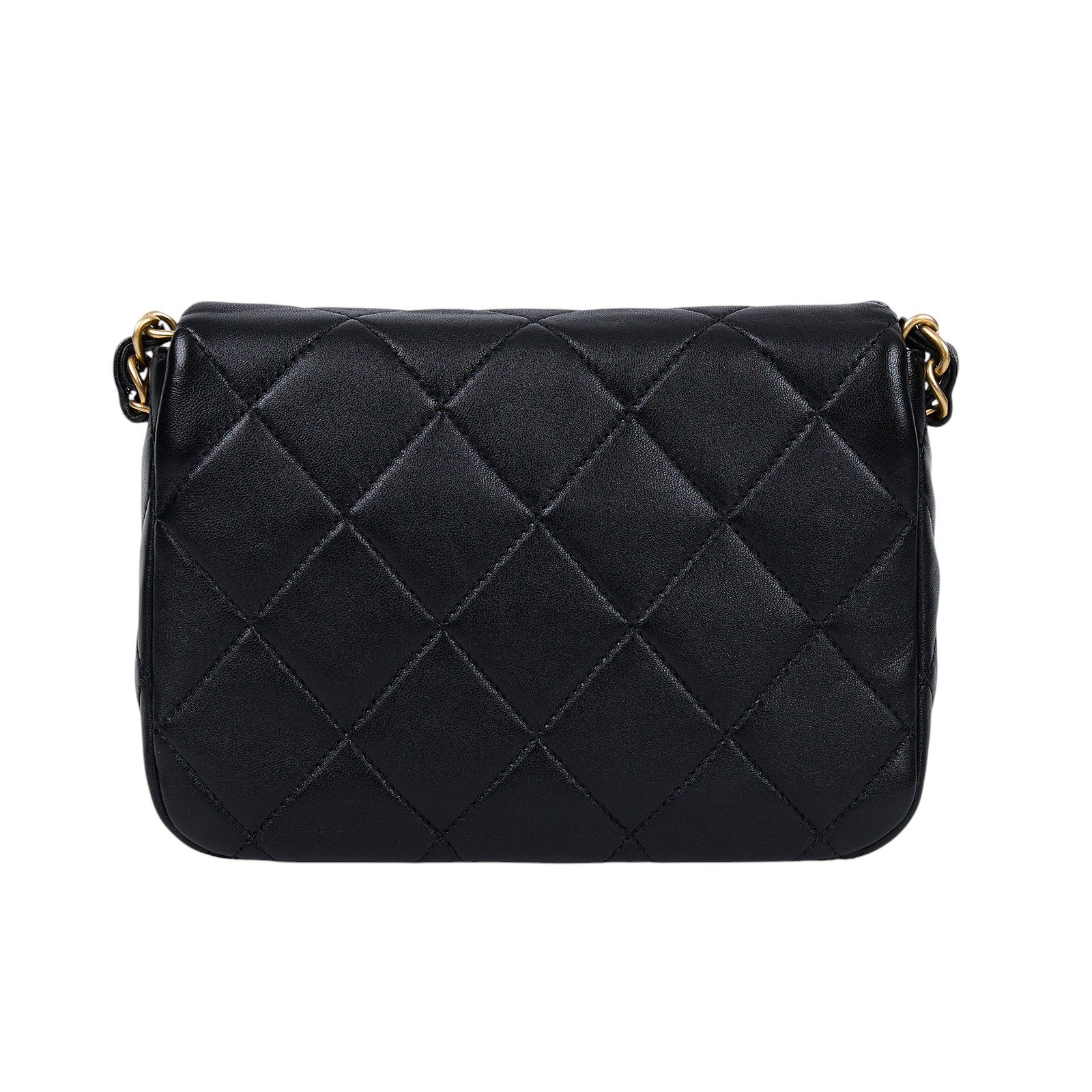 香奈兒 CHANEL Perfect Fit 鏈帶肩背包 迷你 AS4636 B15615 黑色季節款肩背包 原廠盒子/防塵袋/購買證明