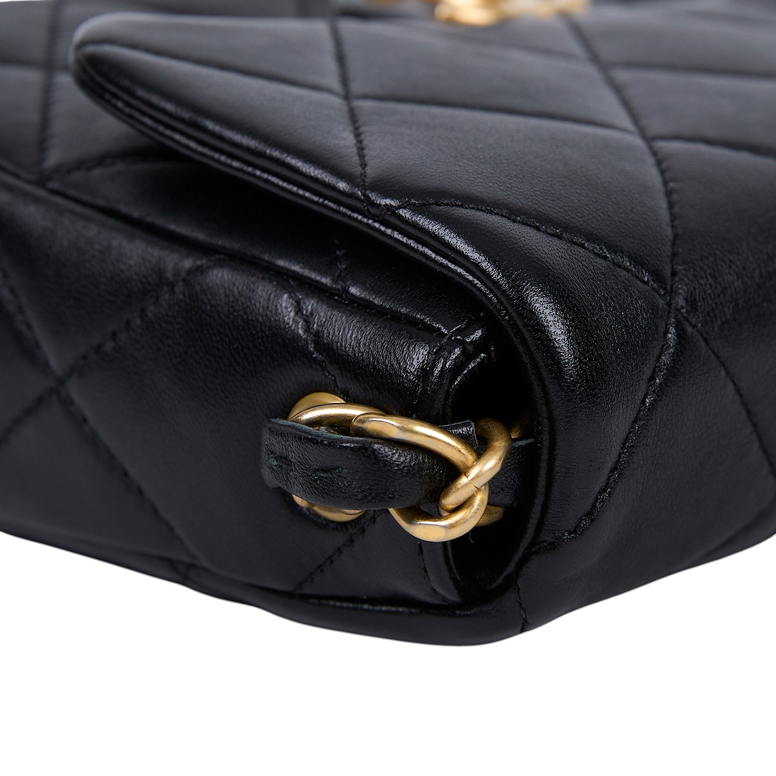 香奈兒 CHANEL Perfect Fit 鏈帶肩背包 迷你 AS4636 B15615 黑色季節款肩背包 原廠盒子/防塵袋/購買證明