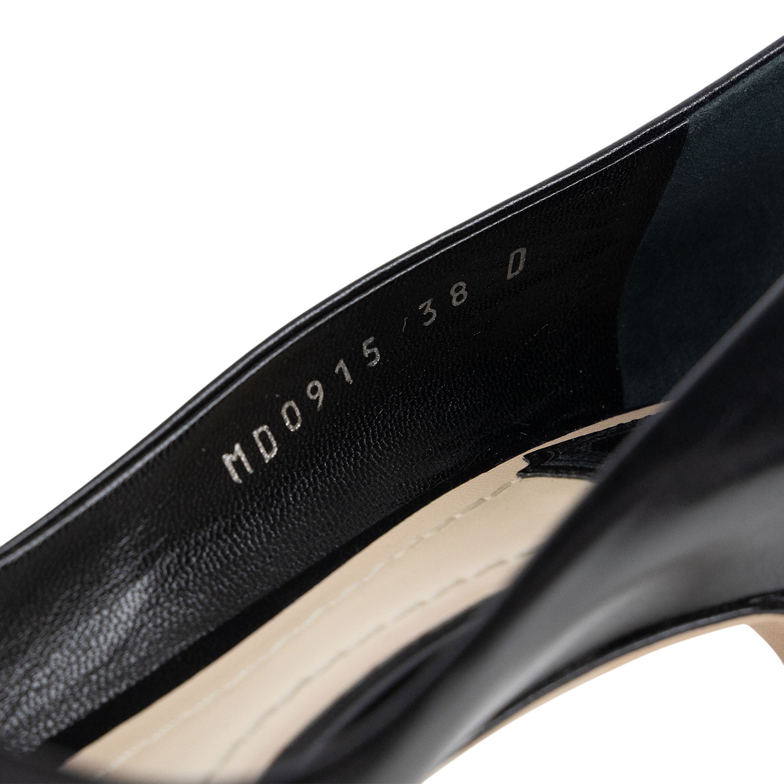 迪奧 CHRISTIAN DIOR 黑色露趾高跟鞋  素黑露趾跟鞋 原廠盒子