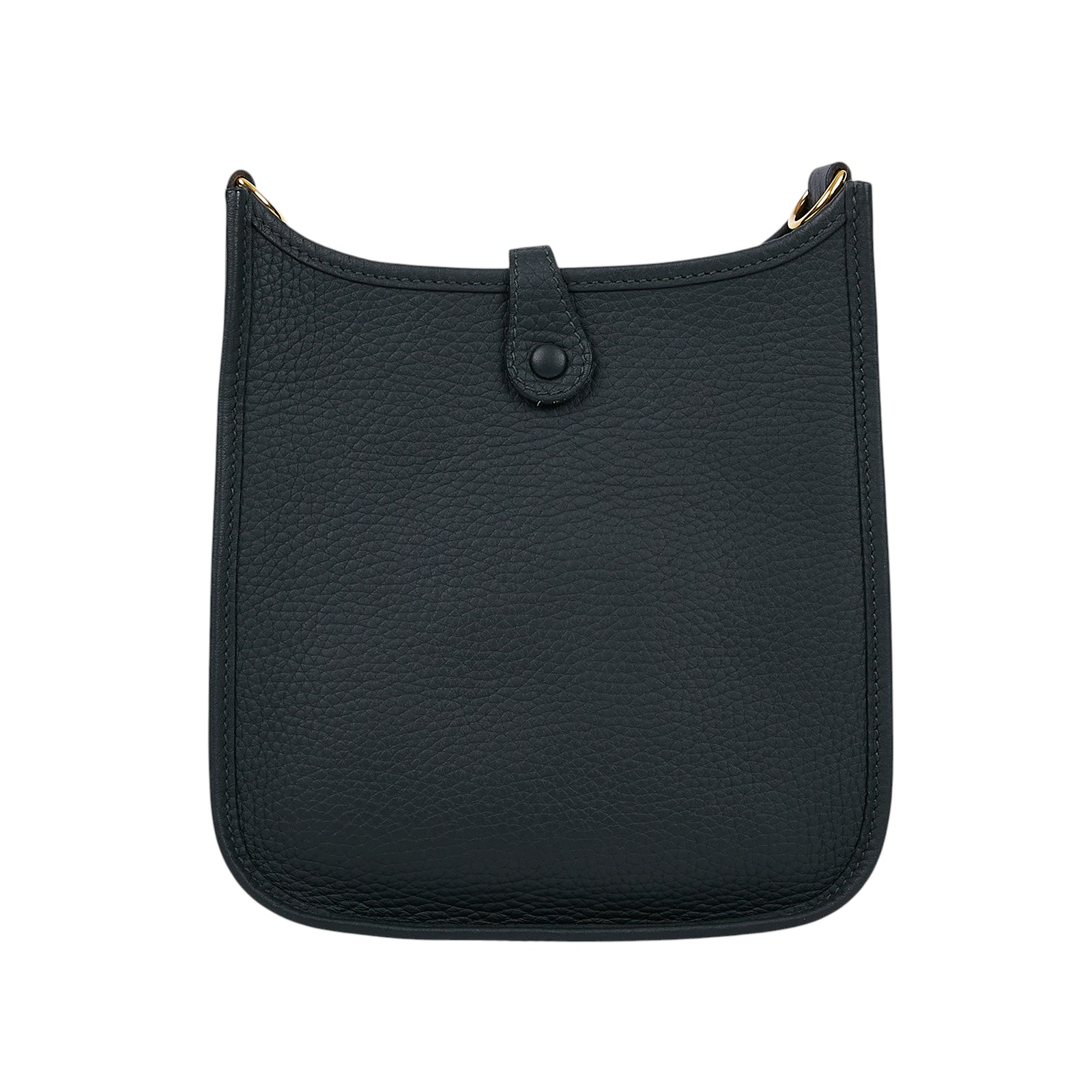 愛馬仕 Hermes Evelyne Bag Mini 伊芙琳包 Evelyne 16 祖母綠 金色五金 H085945CCAW W刻   原廠盒子/防塵袋/購買證明影本