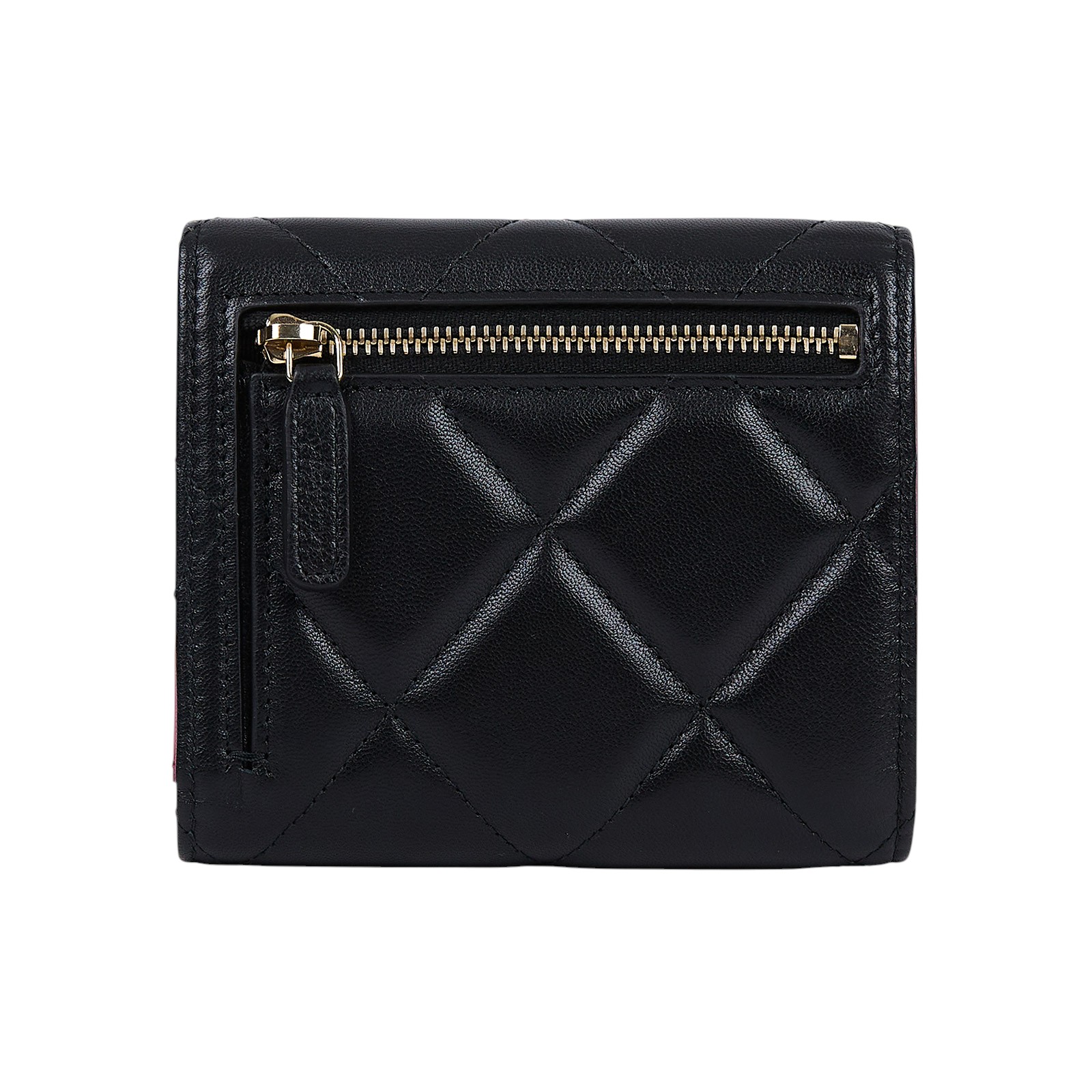 香奈兒 CHANEL 19 三折短夾 AP2809 黑羊19三折短夾 原廠盒子/防塵袋