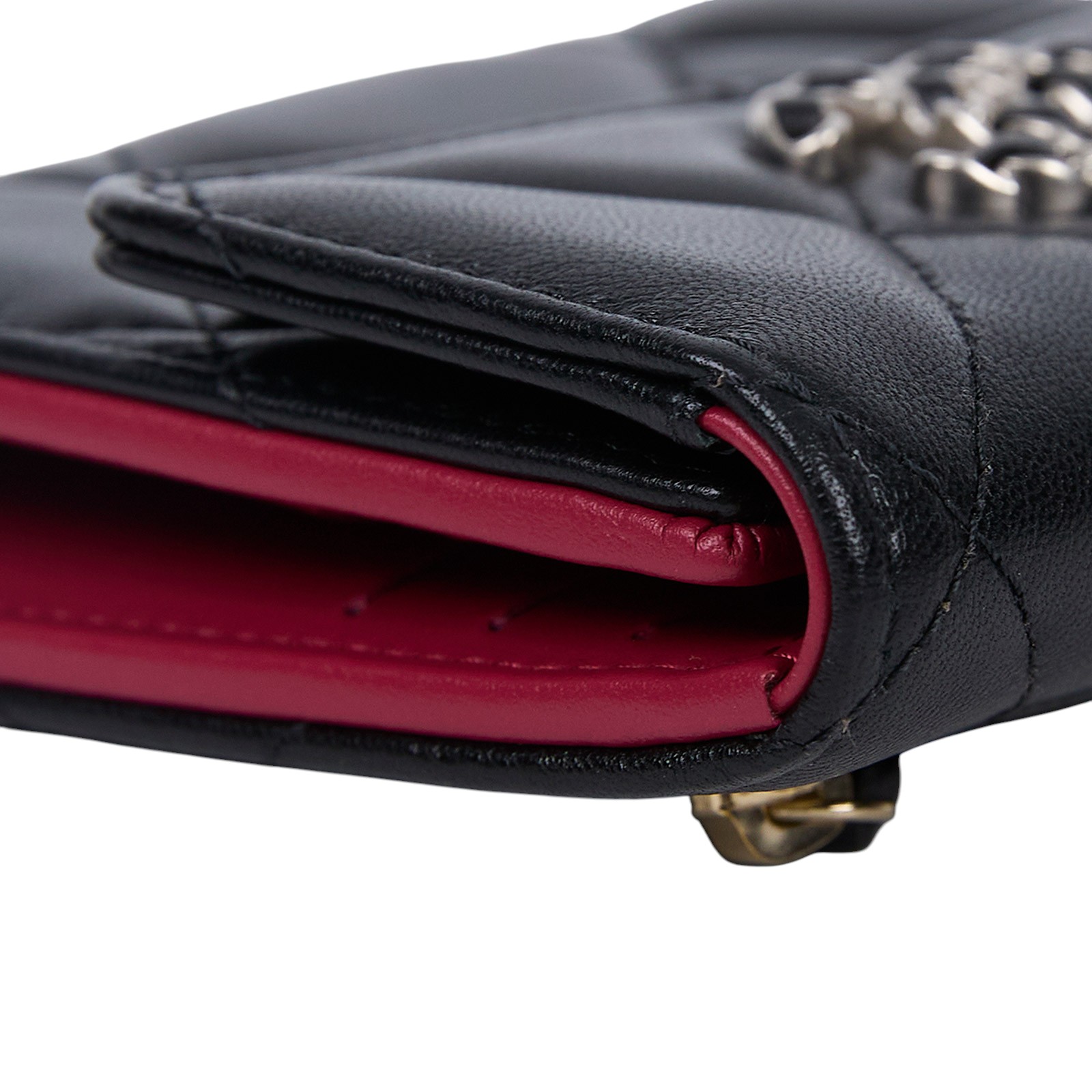 香奈兒 CHANEL 19 三折短夾 AP2809 黑羊19三折短夾 原廠盒子/防塵袋