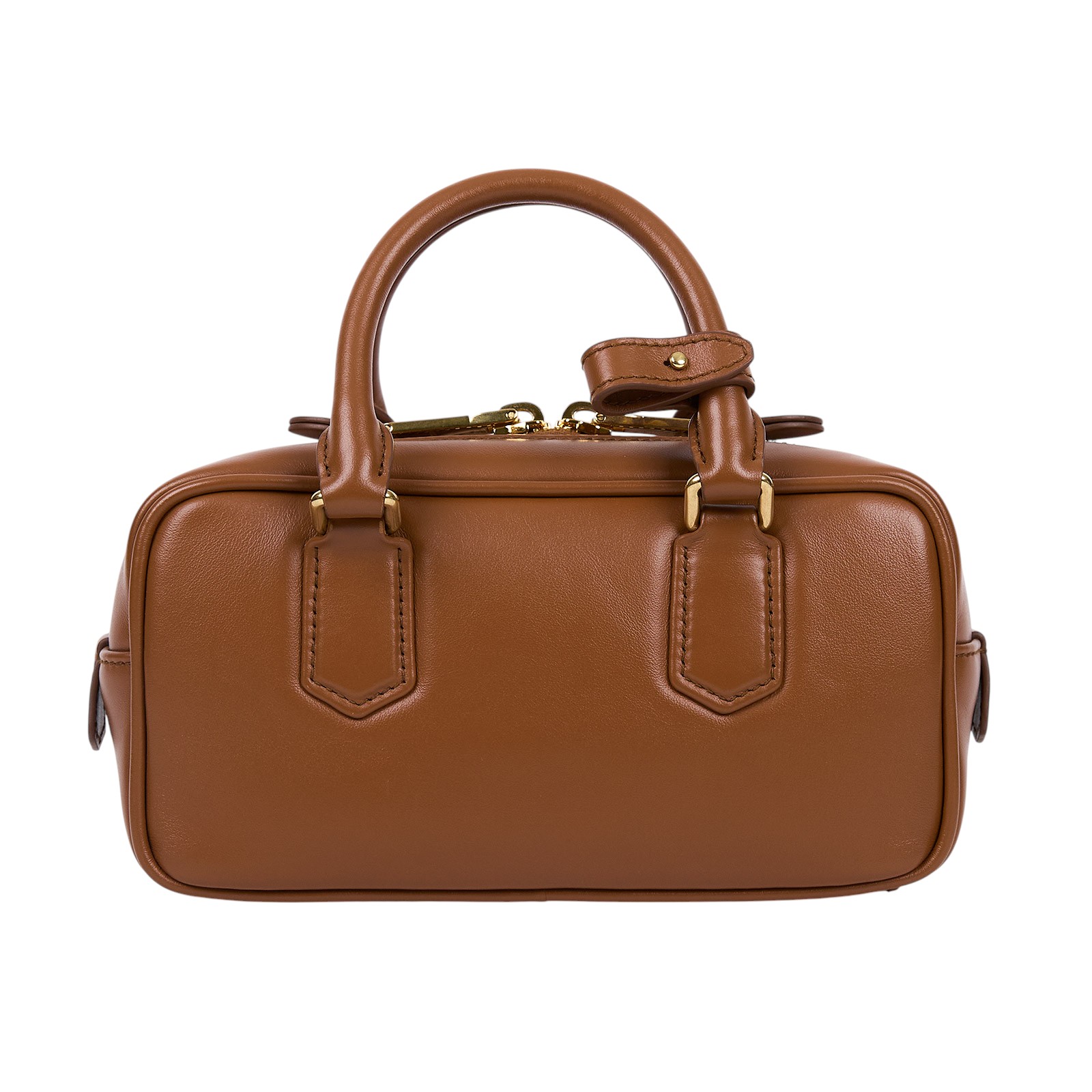 繆繆 MIU MIU Arcadie 皮革 手袋 標準 5BB142_ACR3 棕ARCADIE 2WAY 原廠盒子/防塵袋/背帶/購買證明