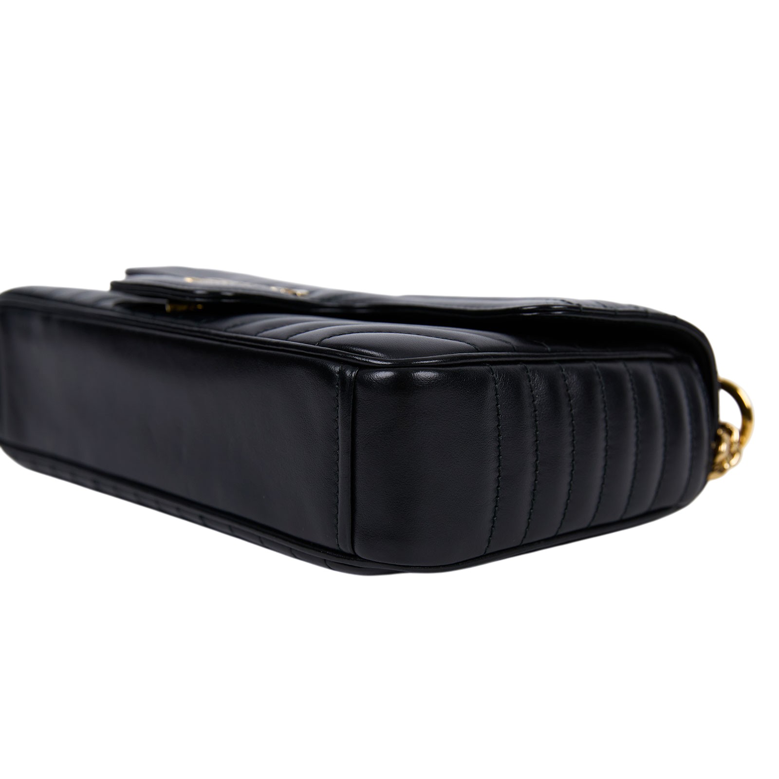 普拉達 PRADA Diagramme 單肩包 中型 1BD108_2D91 黑金DIAGRAM 無附屬品