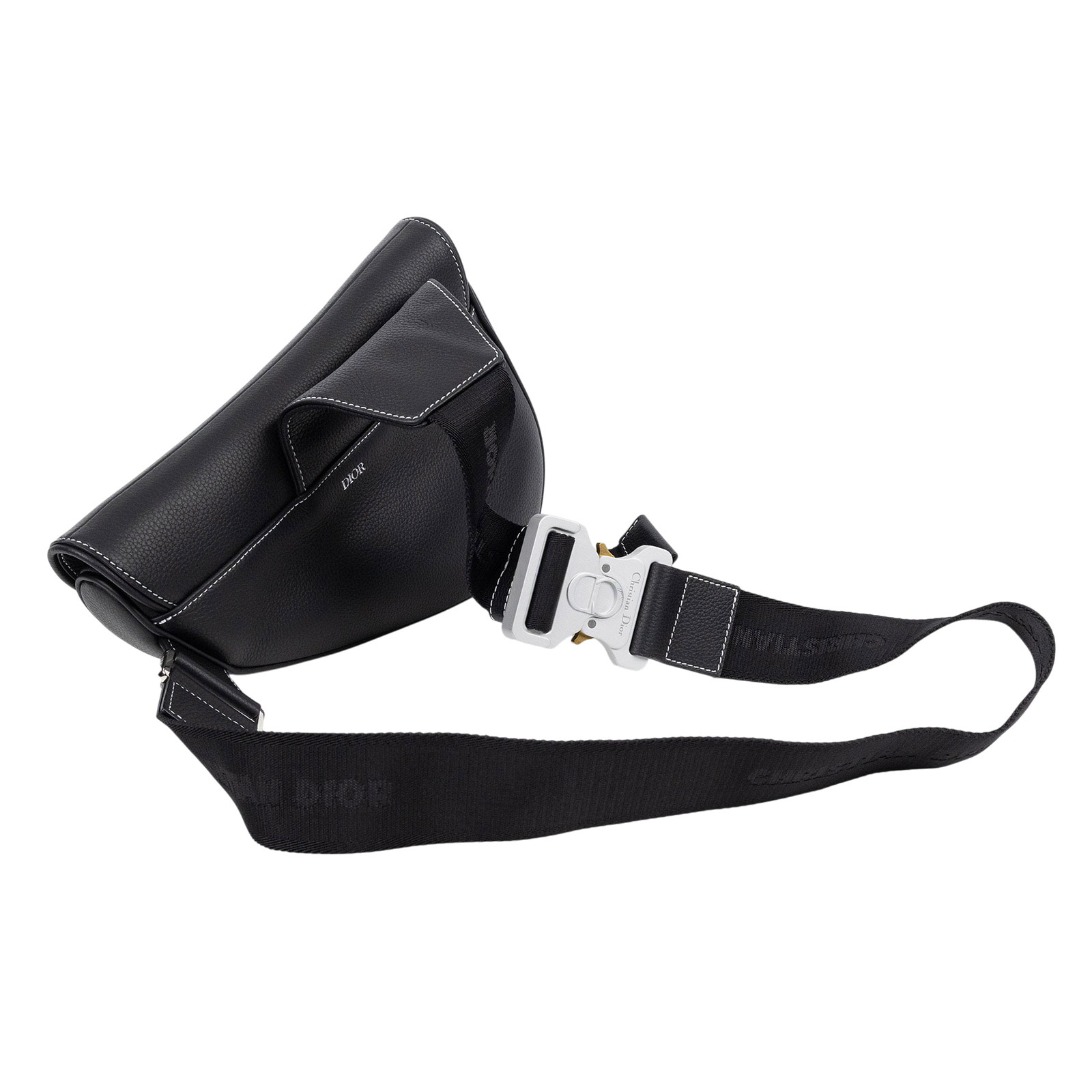 迪奧 CHRISTIAN DIOR Saddle 馬鞍包 1ADPO093YKK 黑粒面小牛皮SADDLE馬鞍包 無附屬品