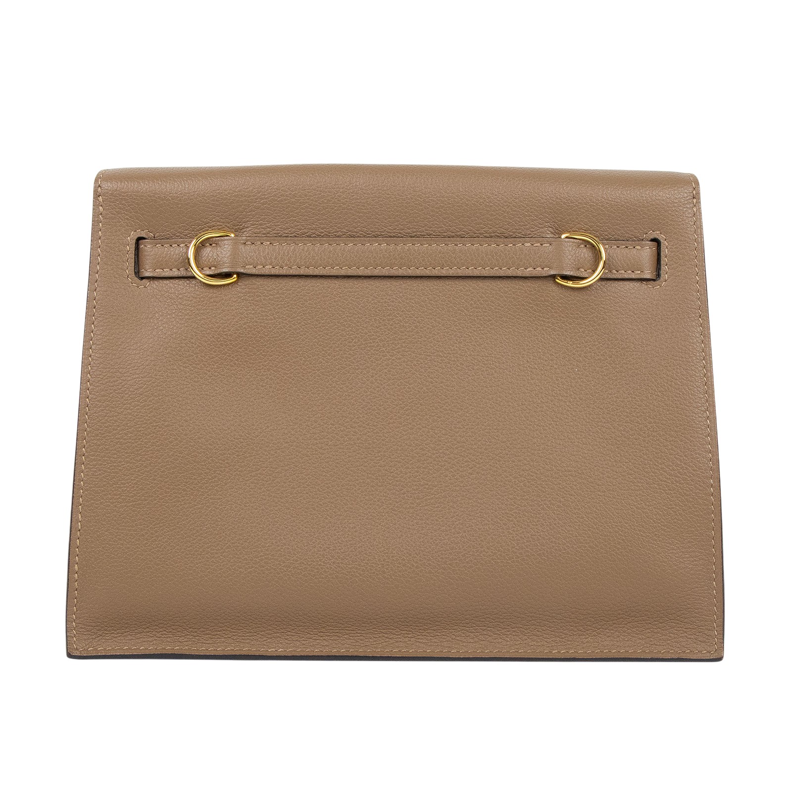 愛馬仕 Hermes Kelly Danse 側背 斜背 肩背包 威瑪犬米色 金色五金 H079008CCD0 /D刻  原廠盒子/防塵袋/背帶/購買證明