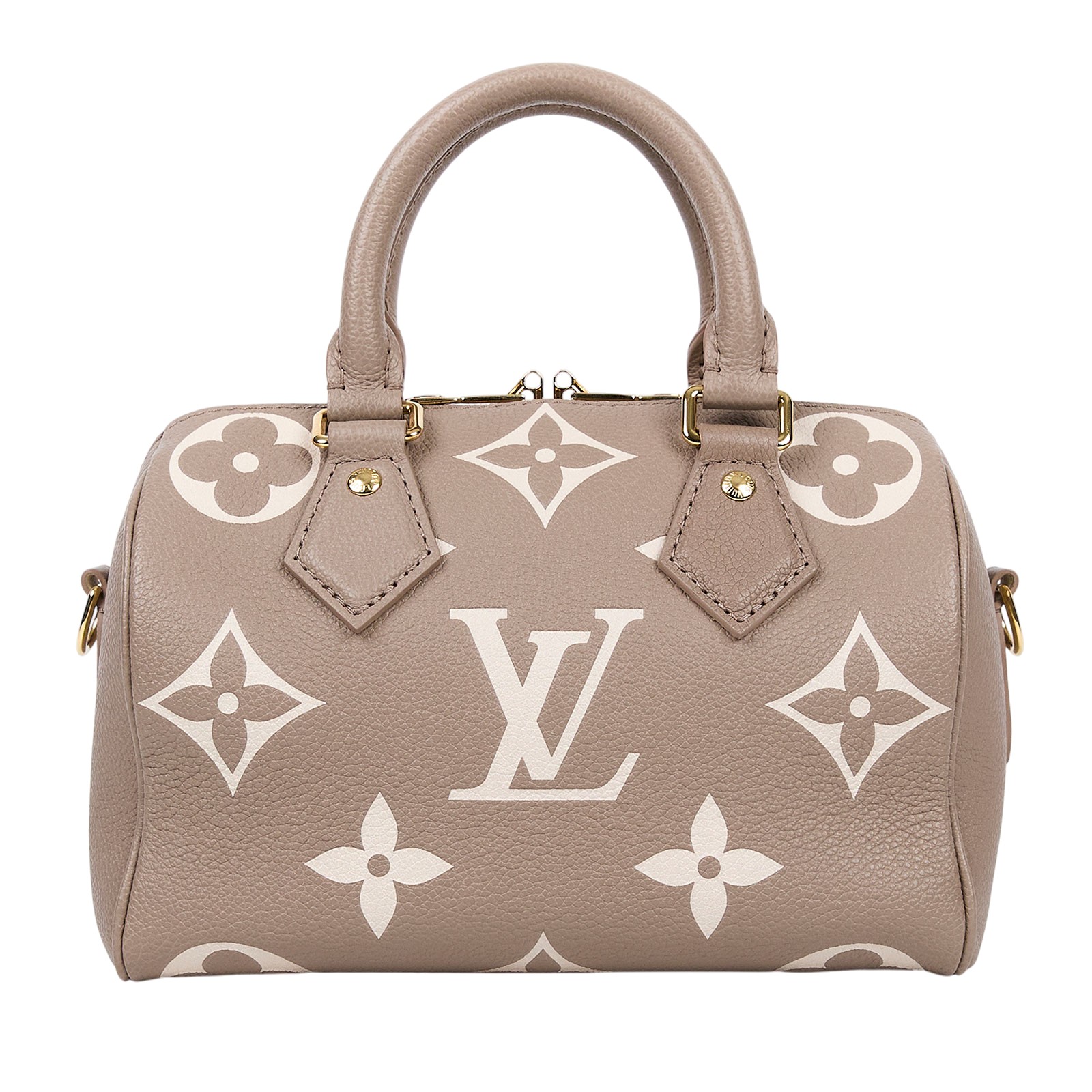 路易威登 LOUIS VUITTON Speedy Bandoulière  20 雙色 手提 斜背 波士頓包 M46575 晶片款  原廠盒子/防塵袋/背帶/鎖組/購買證明