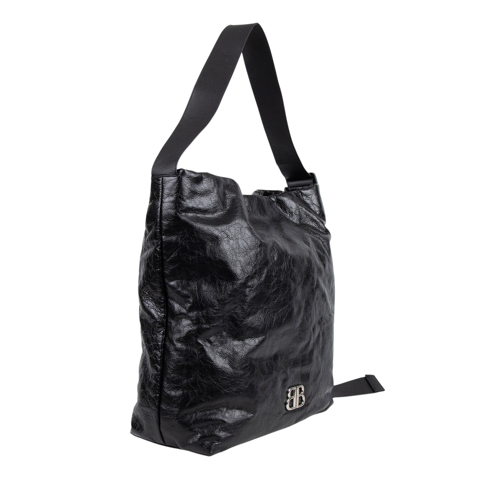 巴黎世家 BALENCIAGA Monaco 中型 Hobo 手提包 8016602ABAL 黑大托特包 防塵袋