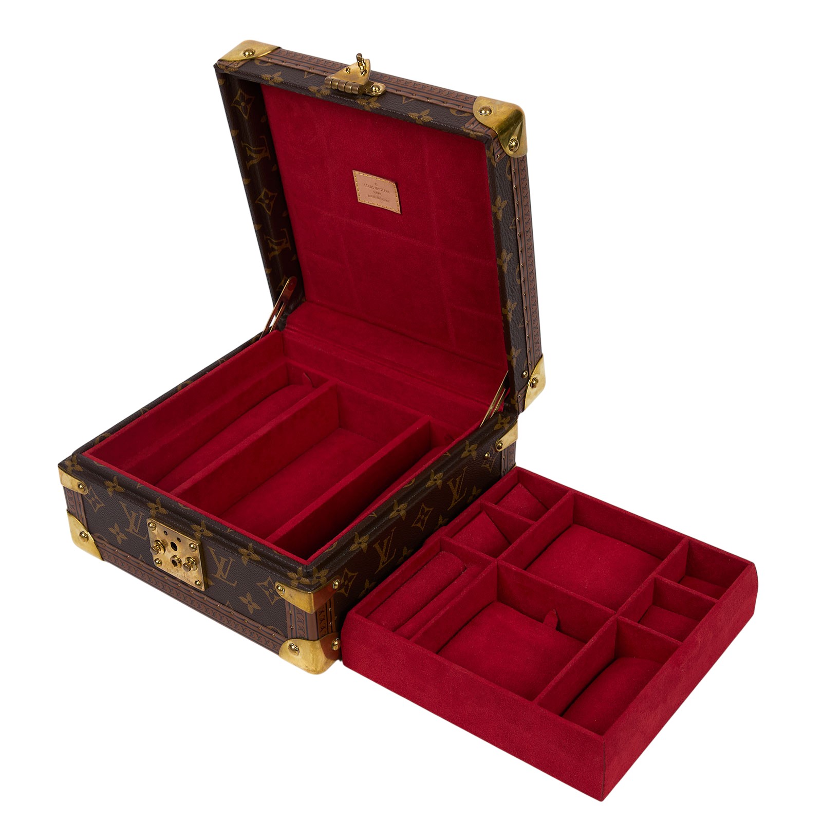 路易威登 LOUIS VUITTON Coffret Joaillerie 珠寶盒 M20341 晶片款  原廠盒子/防塵袋/鑰匙