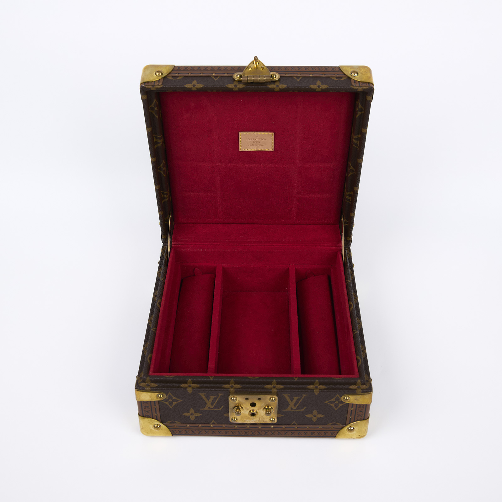 路易威登 LOUIS VUITTON Coffret Joaillerie 珠寶盒 M20341 晶片款  原廠盒子/防塵袋/鑰匙