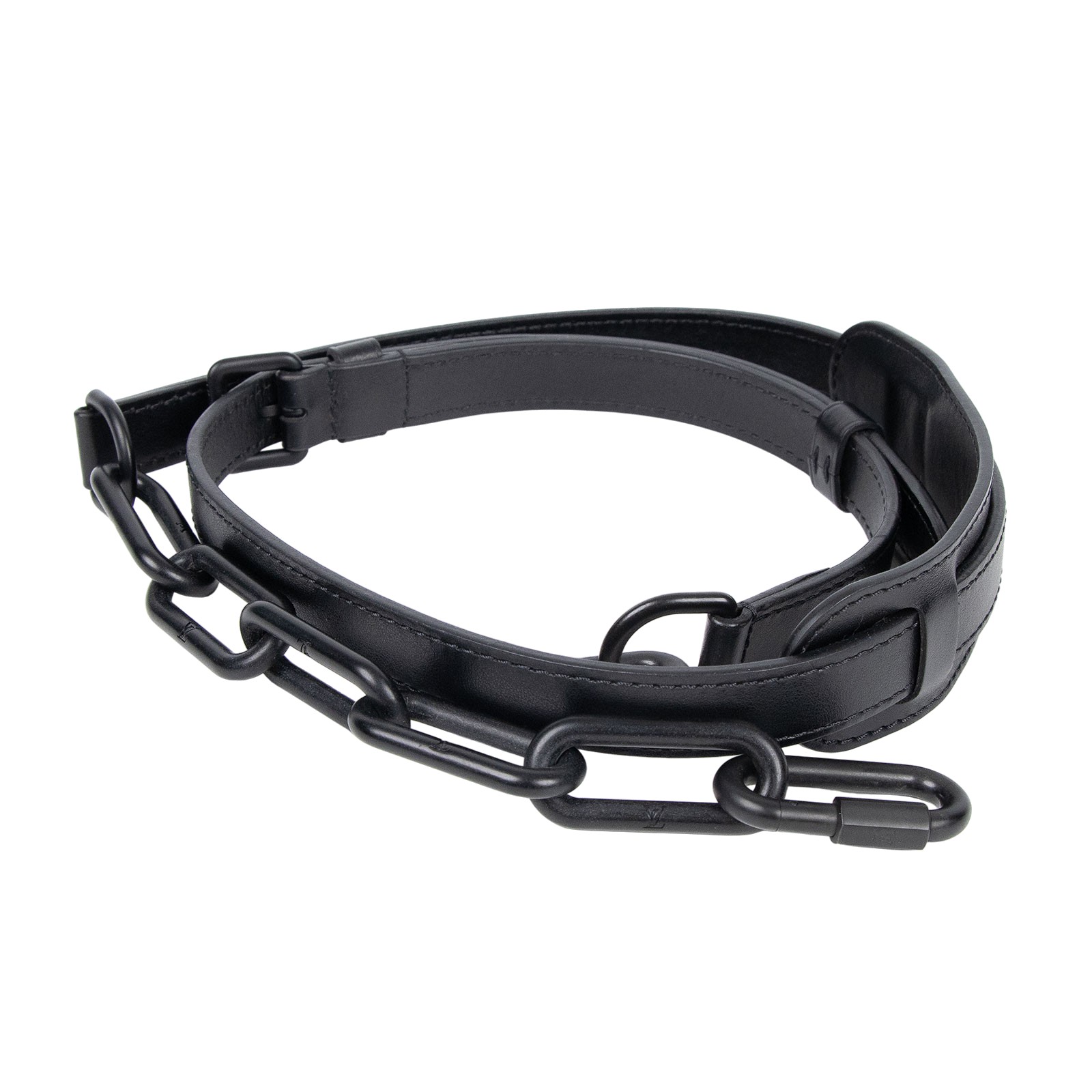 路易威登 LOUIS VUITTON SOFT TRUNK 老花 斜背包 黑色 M44730 黑原花SOFT TRUNK 原廠盒子/防塵袋