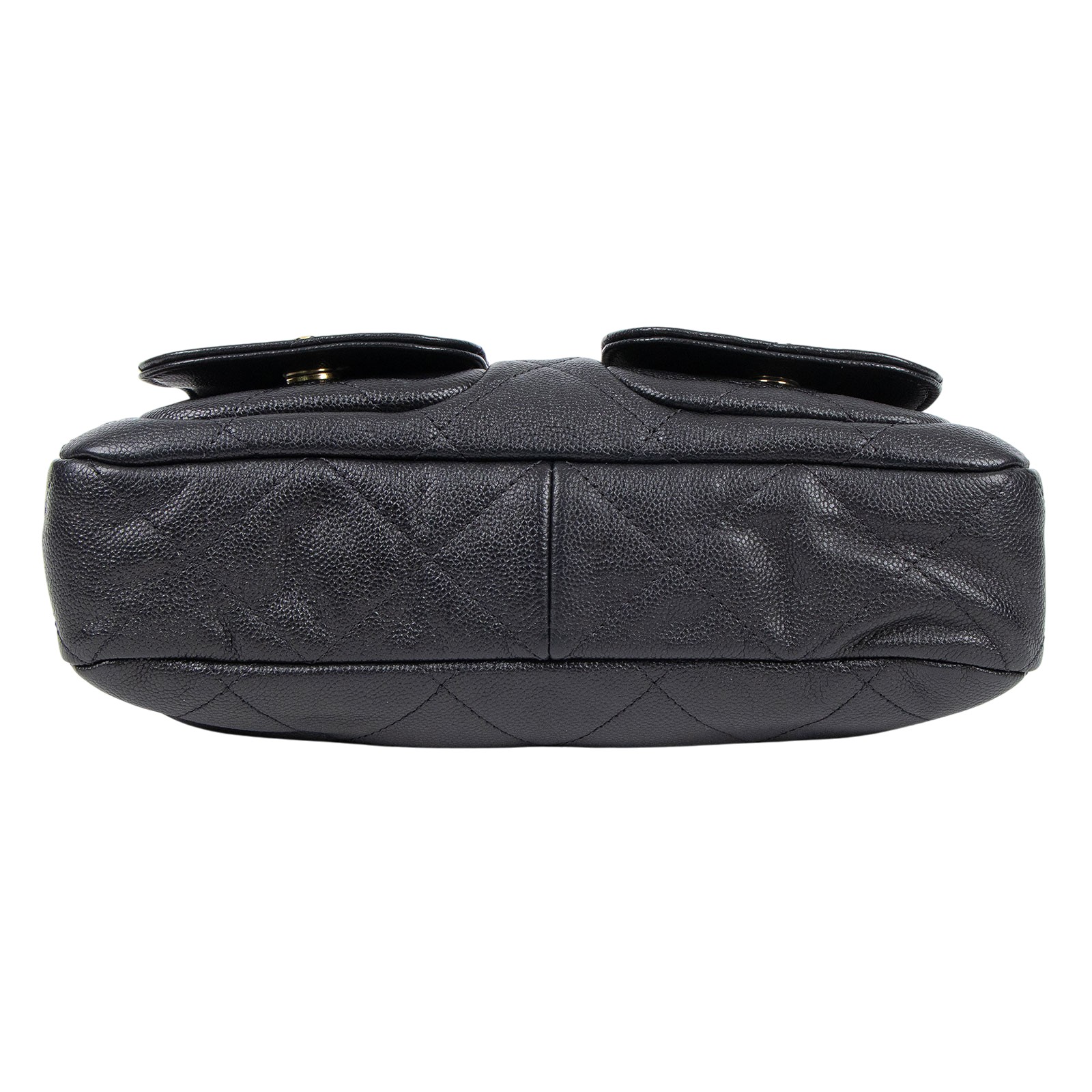 香奈兒 CHANEL Hobo 肩背包 AS5384 晶片款 黑HOBO嬉皮包 原廠盒子/防塵袋