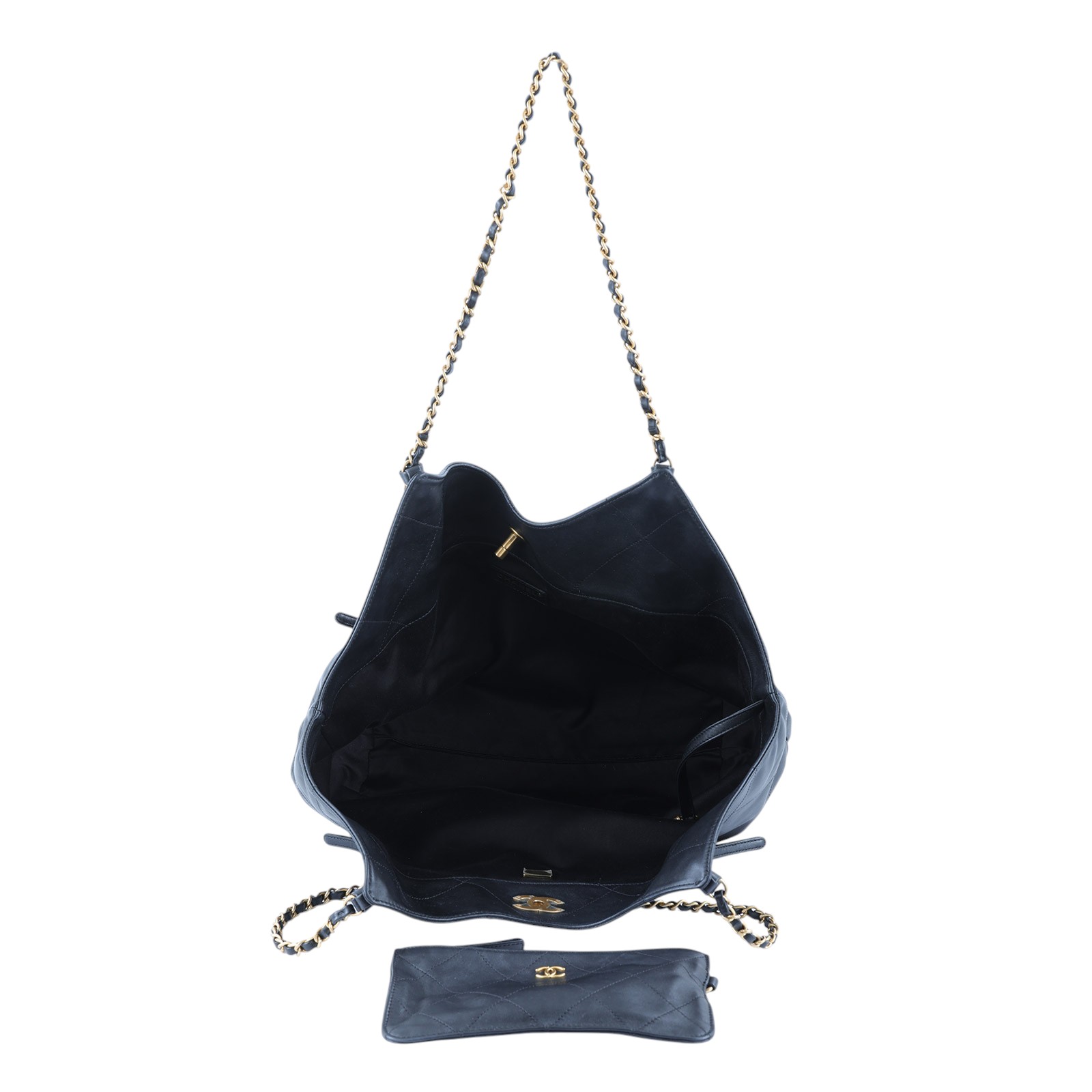 香奈兒 CHANEL 特大 購物袋 AS5463 晶片款 黑MAXI HOBO托特 原廠盒子/防塵袋/內袋