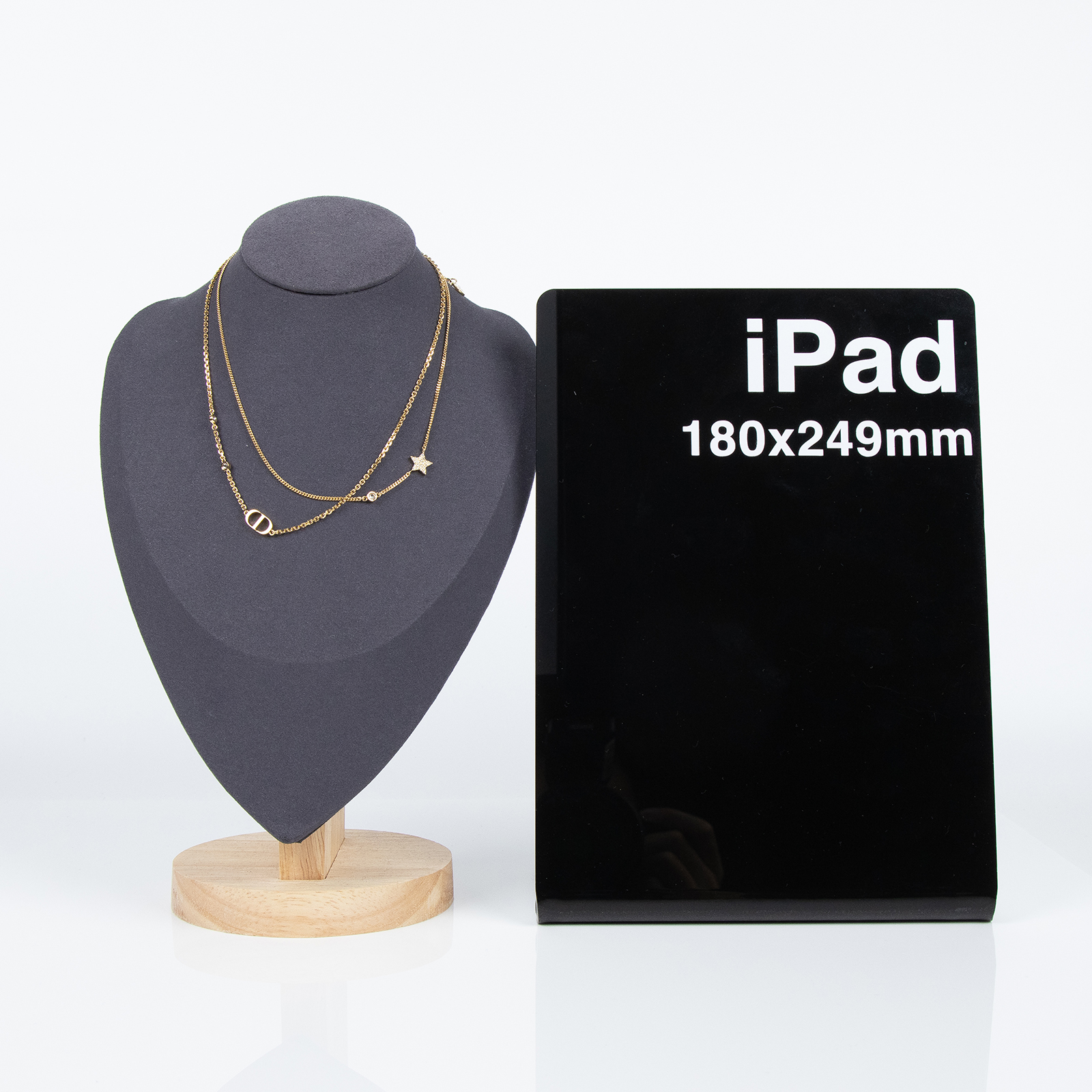 迪奧 CHRISTIAN DIOR Petit CD 雙項鍊 N1155PMTCY 金色CD星星項鍊 原廠盒子/防塵袋