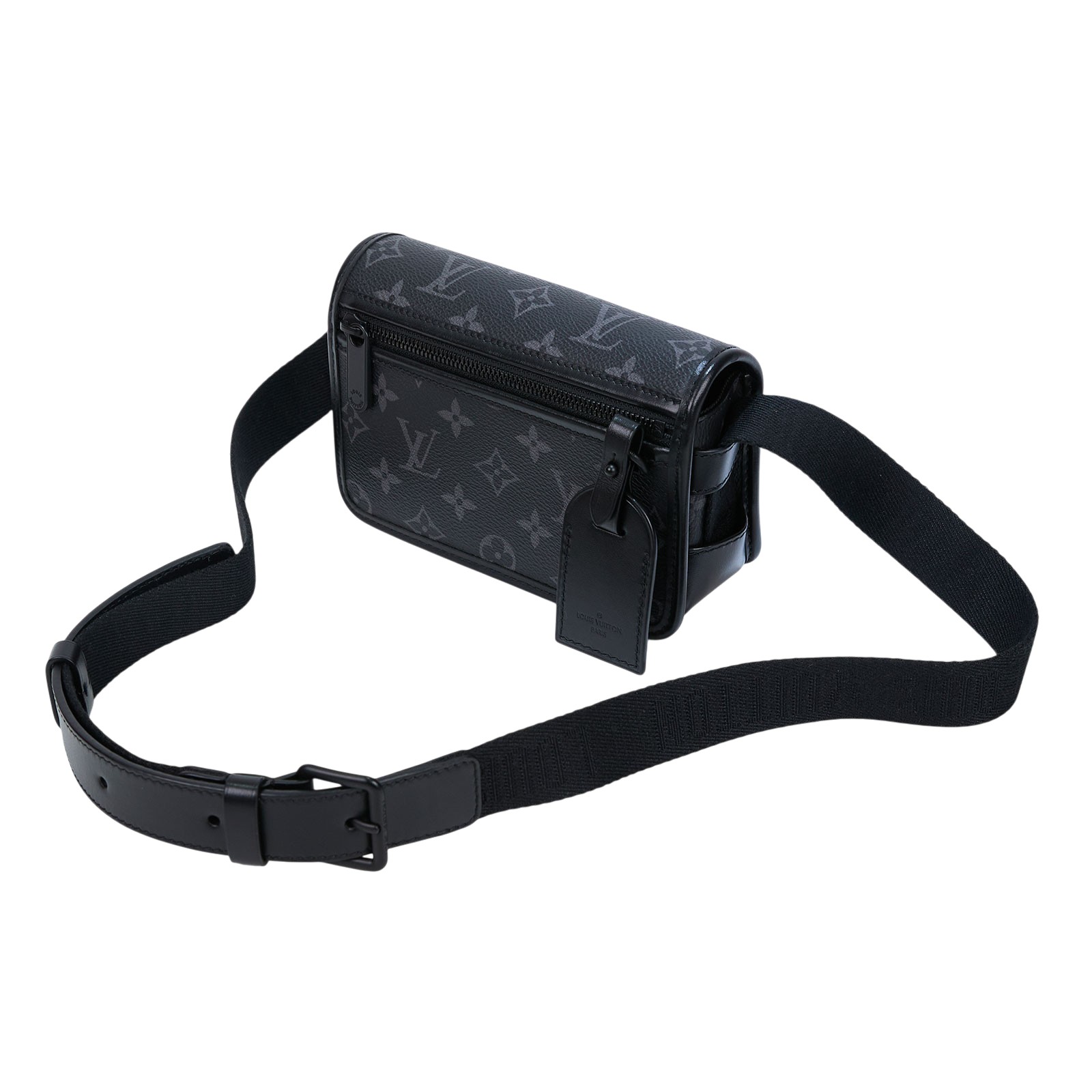 路易威登 LOUIS VUITTON Bosphore 可穿戴式錢包 M12599 晶片款 原花Bosphore 斜背包 原廠盒子/防塵袋