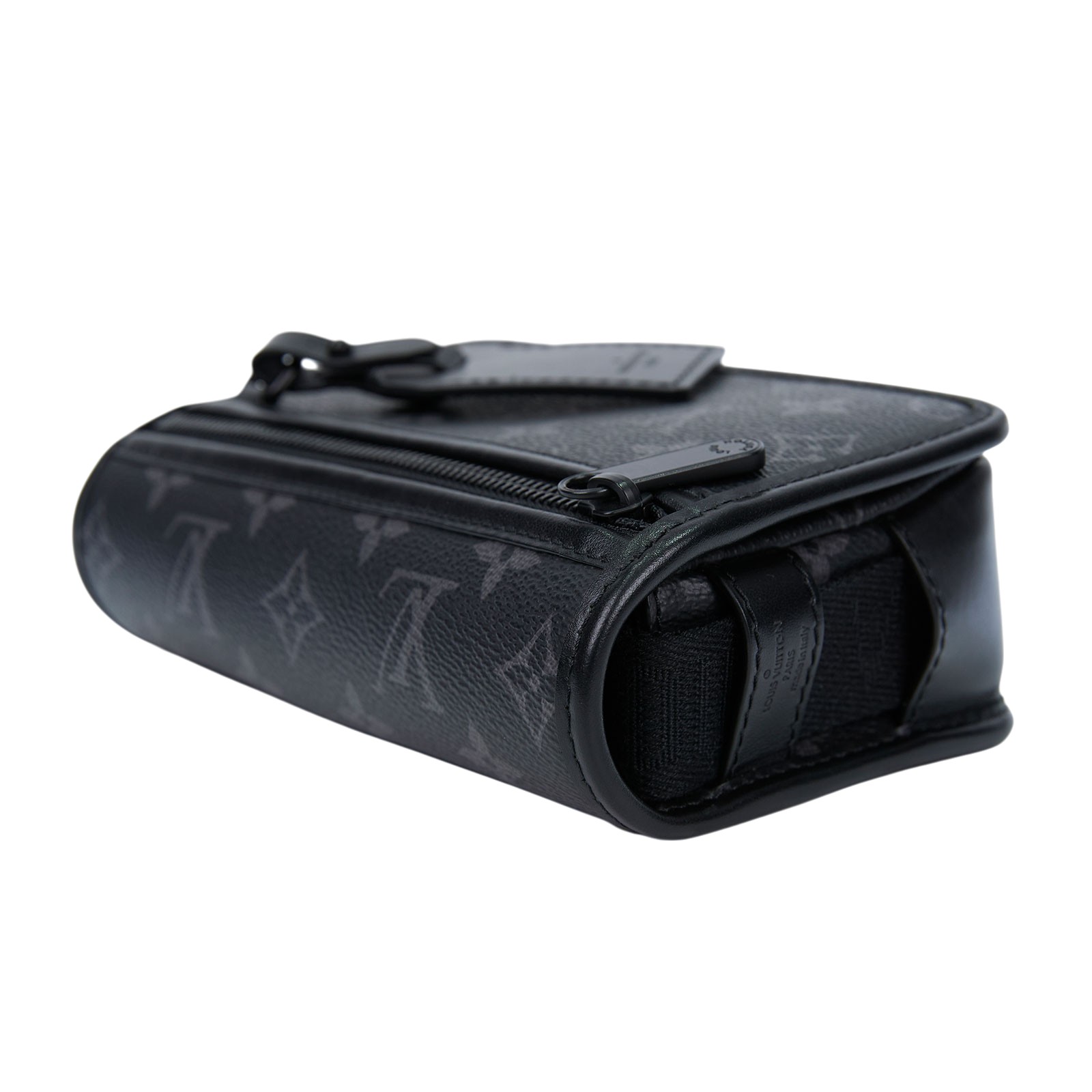 路易威登 LOUIS VUITTON Bosphore 可穿戴式錢包 M12599 晶片款 原花Bosphore 斜背包 原廠盒子/防塵袋