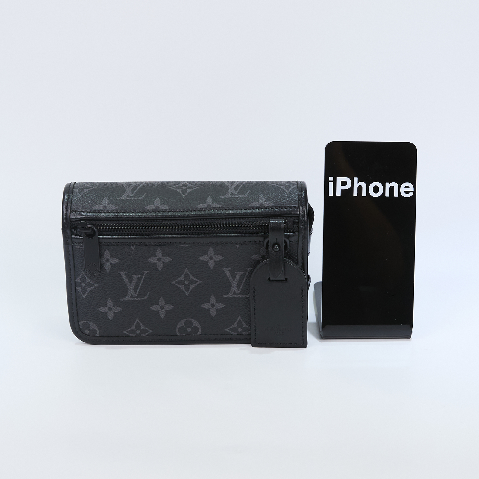 路易威登 LOUIS VUITTON Bosphore 可穿戴式錢包 M12599 晶片款 原花Bosphore 斜背包 原廠盒子/防塵袋