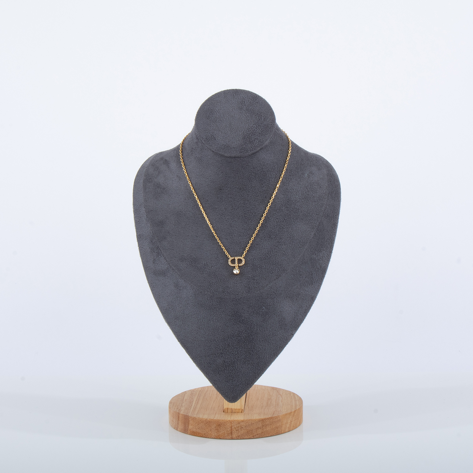 迪奧 CHRISTIAN DIOR Petit CD 項鍊 N2890WOMCY 水鑽CD項鍊 原廠盒子/防塵袋