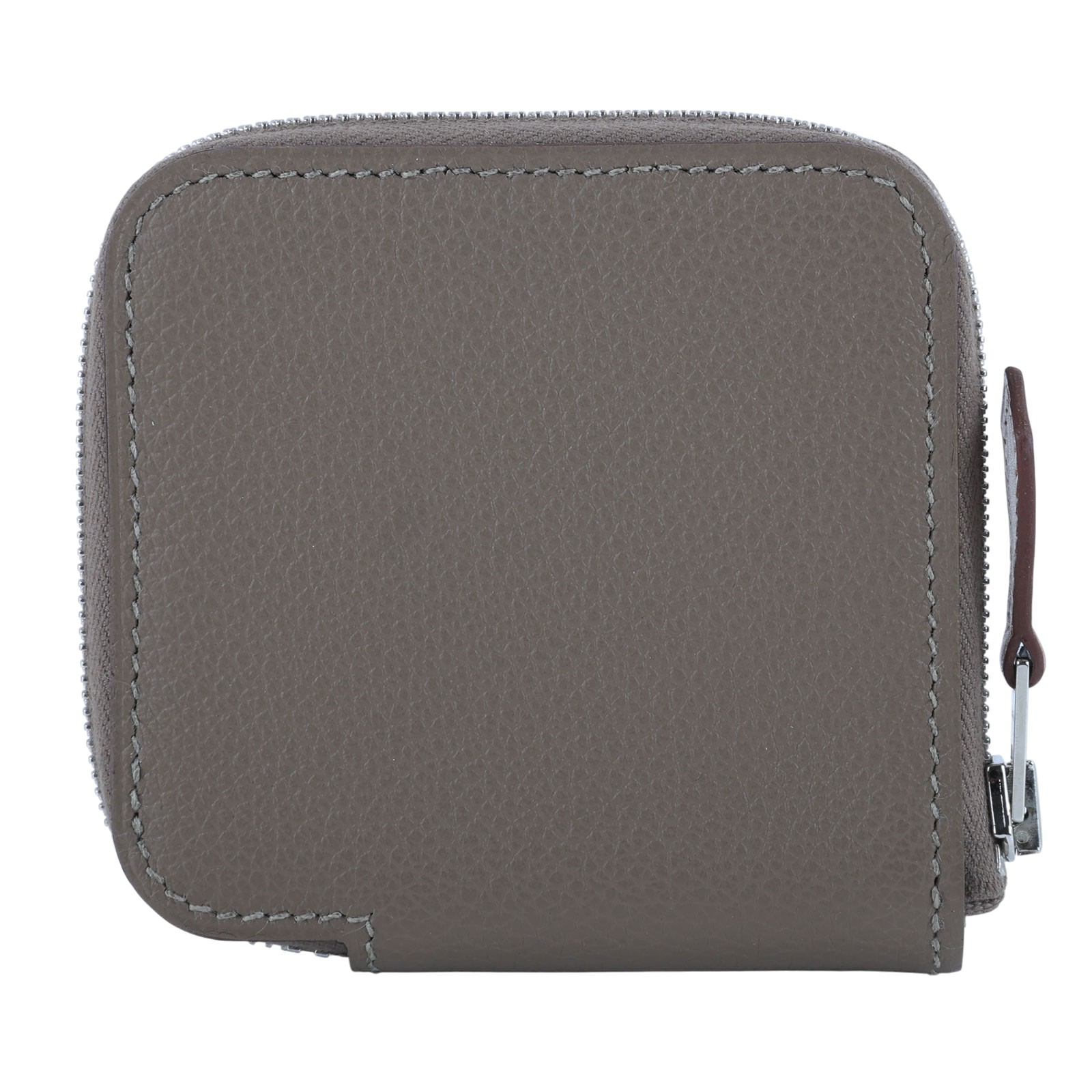 愛馬仕 Hermes SilkIn 拉鍊 絲巾 零錢包 SILKC K 大象灰絲巾零錢包 原廠盒子