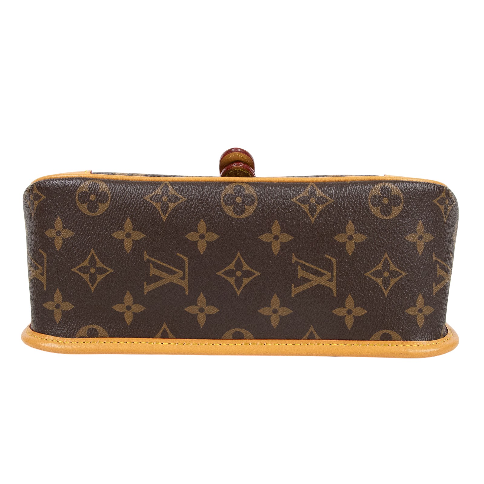路易威登 LOUIS VUITTON Diane 腋下包法棍 單肩背包 經典帆布 M45985 晶片款 原花DIANE肩背包 原廠盒子/防塵袋/背帶/購買證明