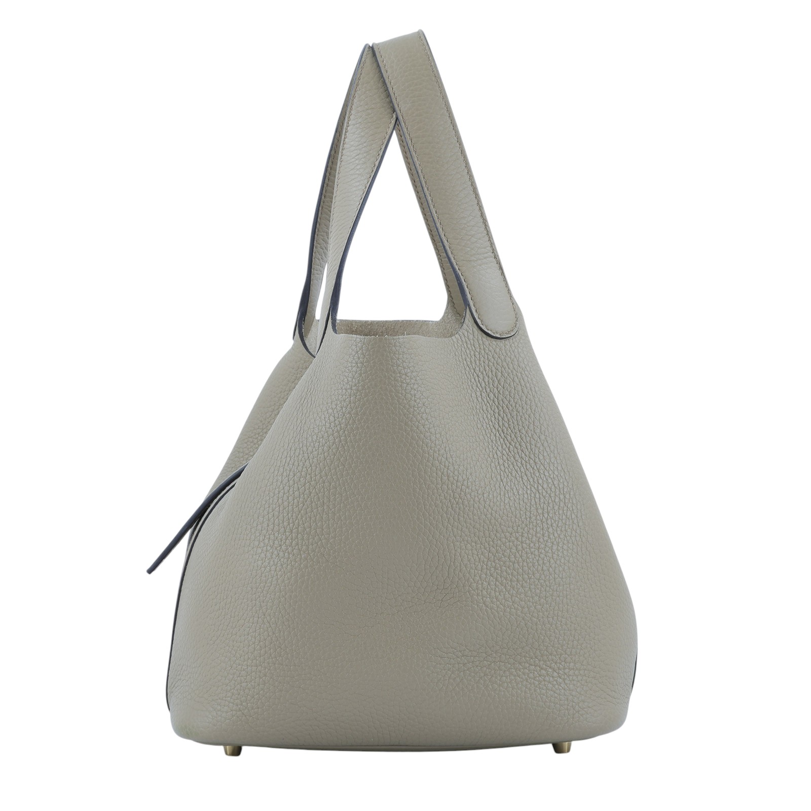 愛馬仕 Hermes Picotin Lock 22 菜籃子包 金色五金 馬爾法米色 H060991CC8Q /W刻  原廠盒子/防塵袋/鎖組/購買證明影本