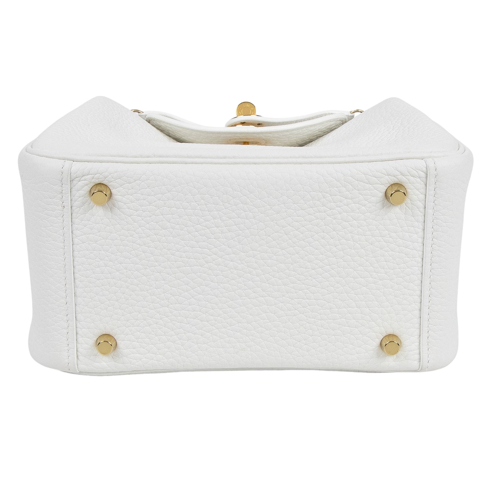 愛馬仕 Hermes Lindy 琳迪包 迷你 新白色 金色五金 H079086CC0U W刻 新白MINI LINDY 原廠盒子/防塵袋