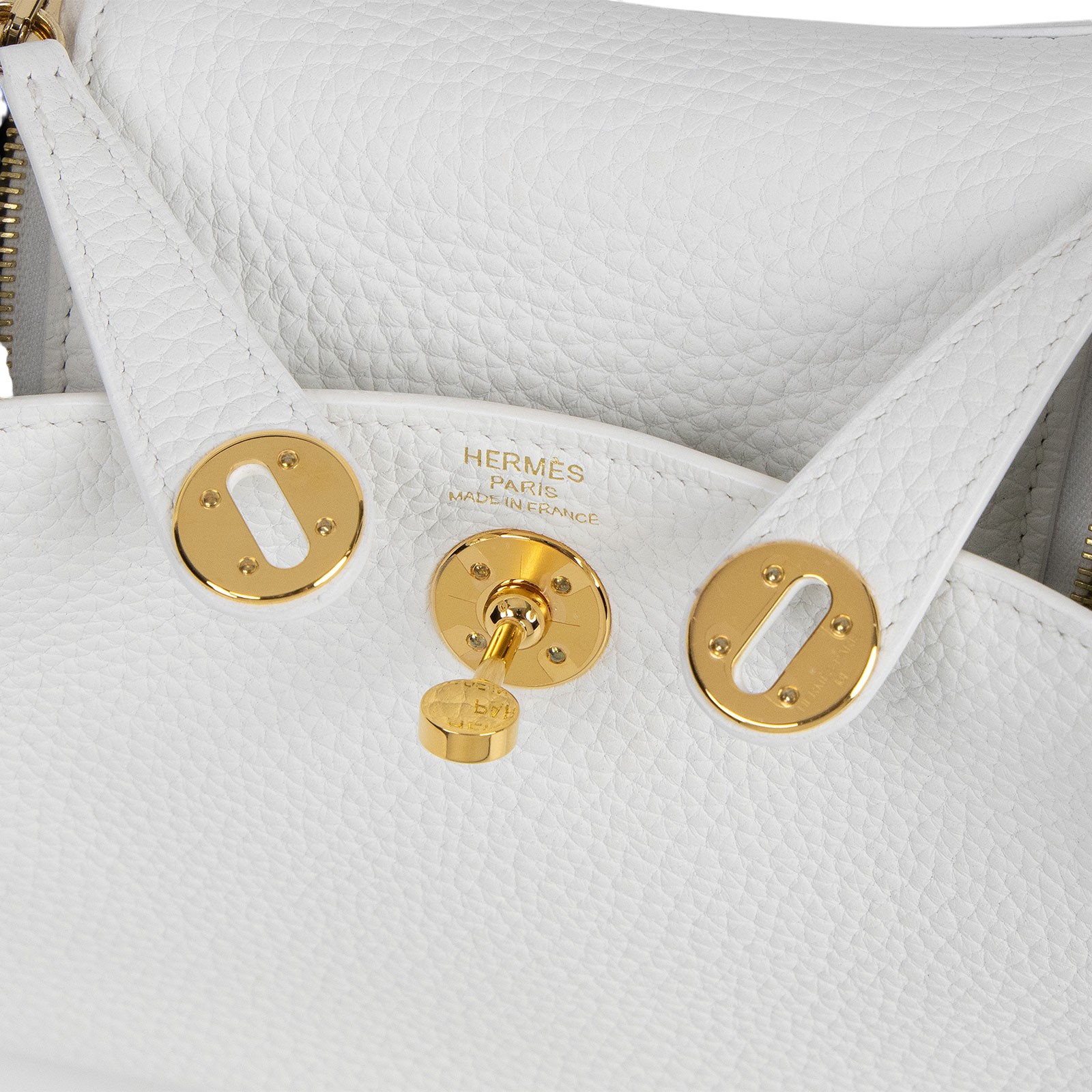 愛馬仕 Hermes Lindy 琳迪包 迷你 新白色 金色五金 H079086CC0U W刻 新白MINI LINDY 原廠盒子/防塵袋