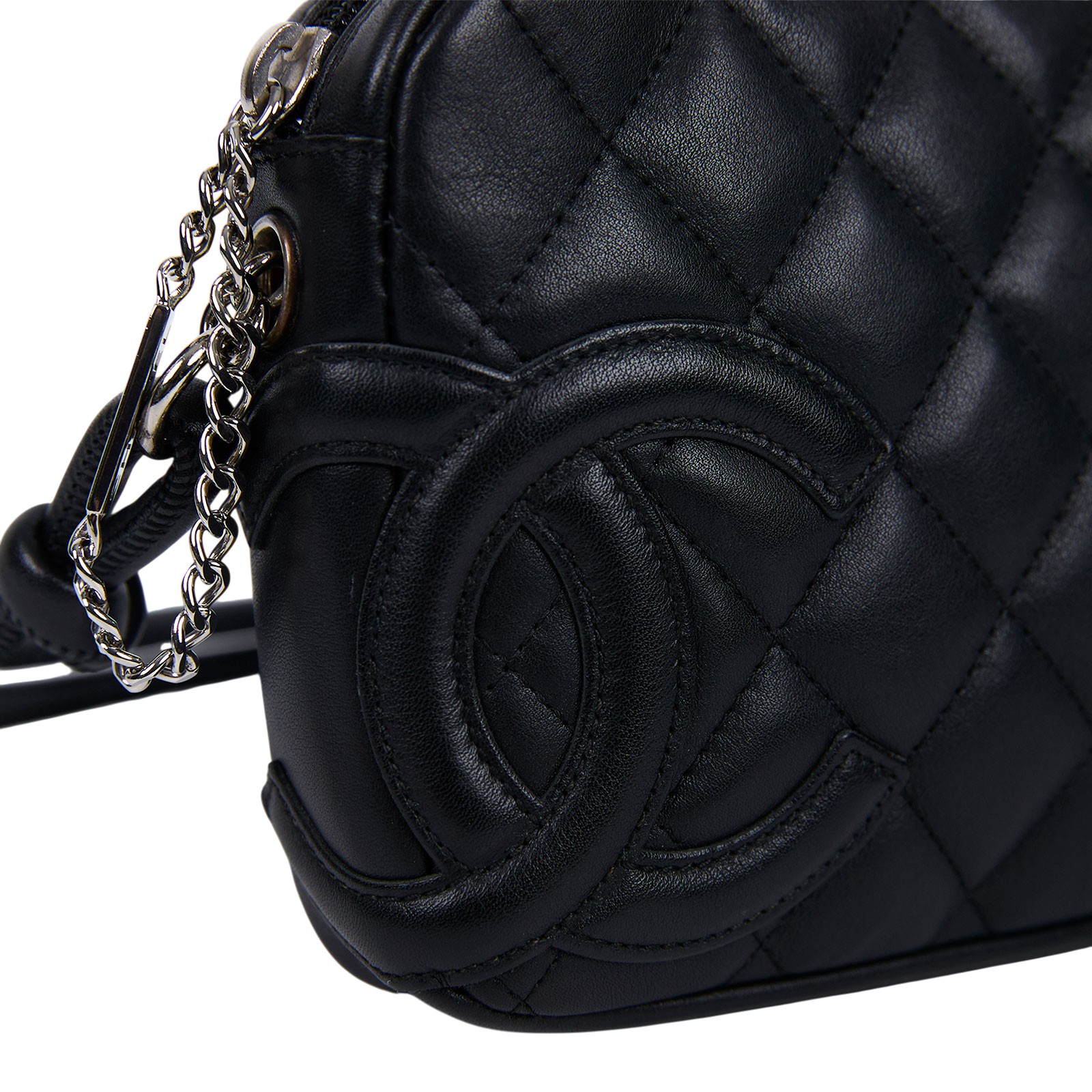 香奈兒 CHANEL 康朋 隨身小包 A25175 9開黑康朋小包 防塵袋