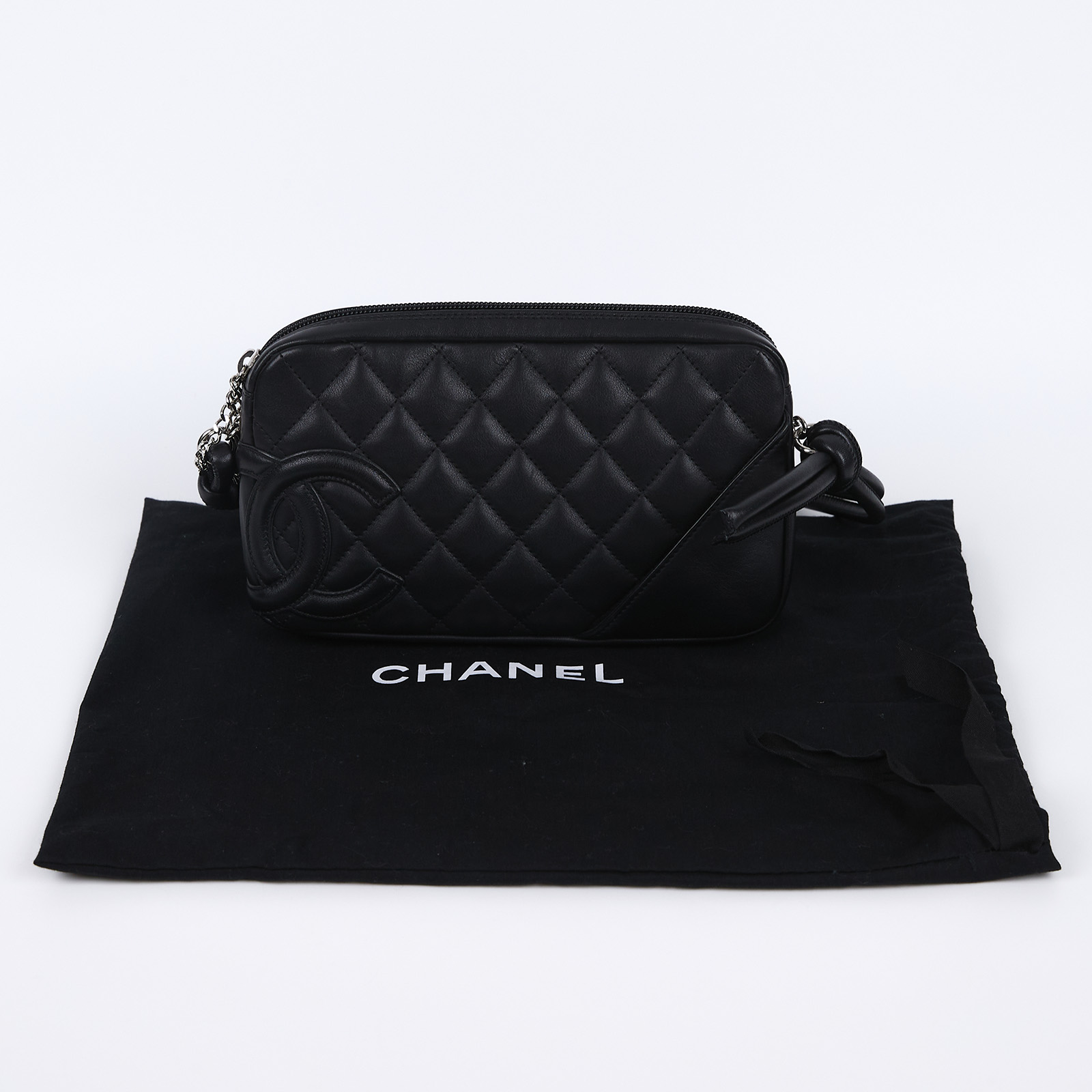 香奈兒 CHANEL 康朋 隨身小包 A25175 9開黑康朋小包 防塵袋