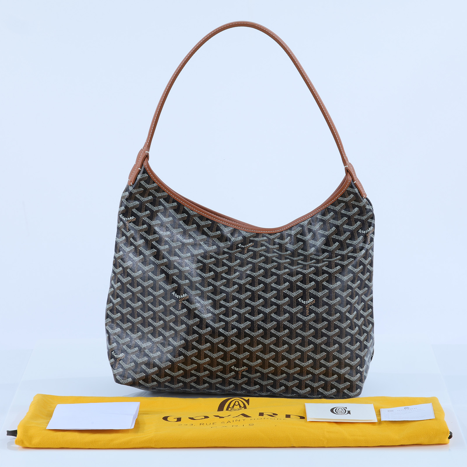 高雅德 GOYARD Bohème Hobo Bag PM 托特包 BOHEMEPMLTY 棕HOBO 防塵袋