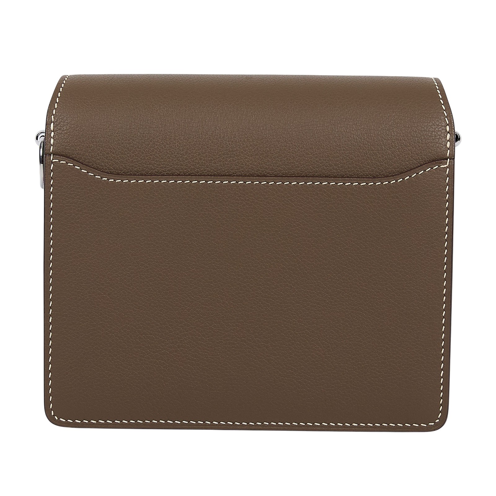 愛馬仕 Hermes Roulis 豬鼻子 斜背包 18 Mini 大象灰 銀色五金 H070510CK18 W刻  原廠盒子/防塵袋/購買證明影本