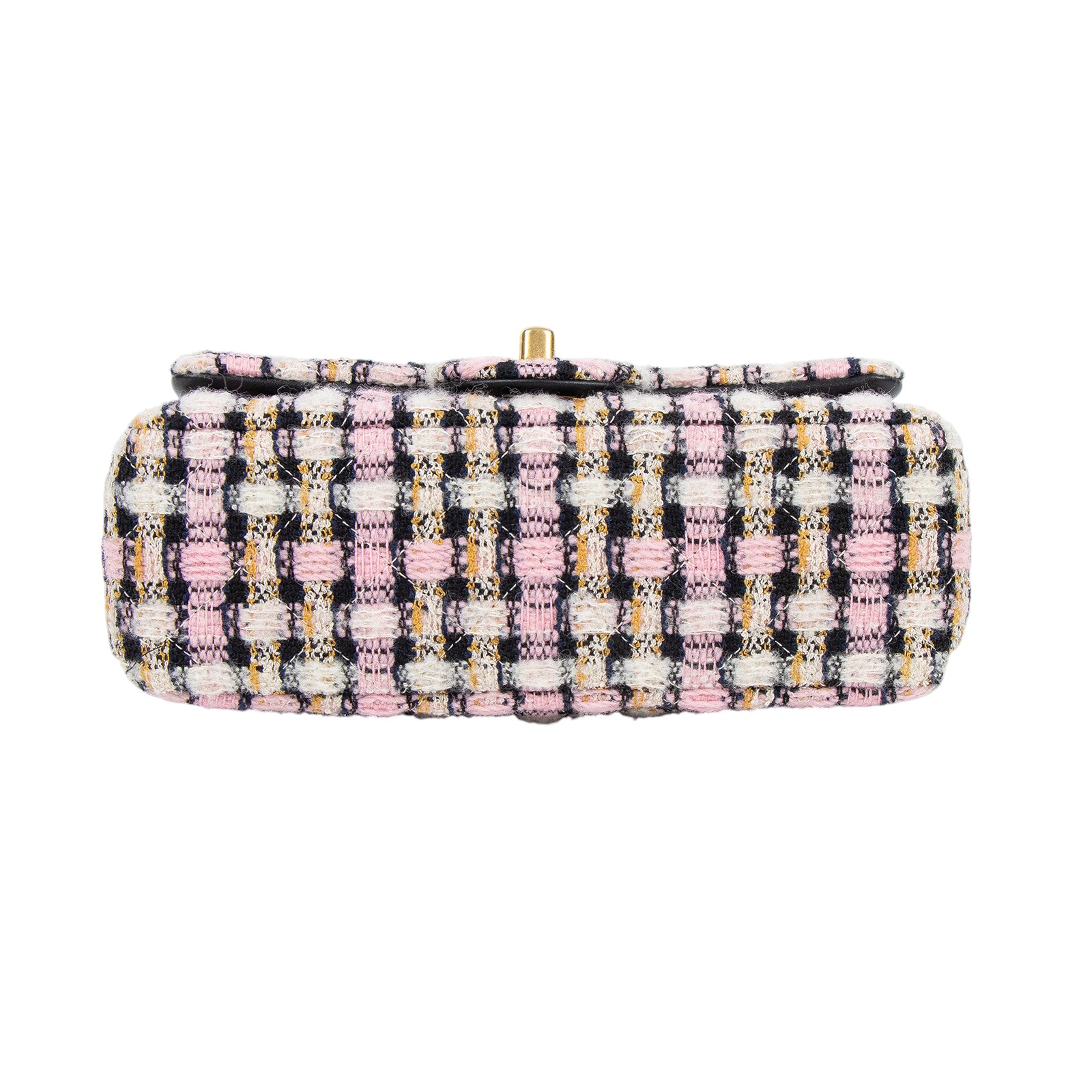 香奈兒 CHANEL Coco 20  肩背 斜背 毛呢 口蓋包  晶片款 粉毛呢金球COCO20 防塵袋