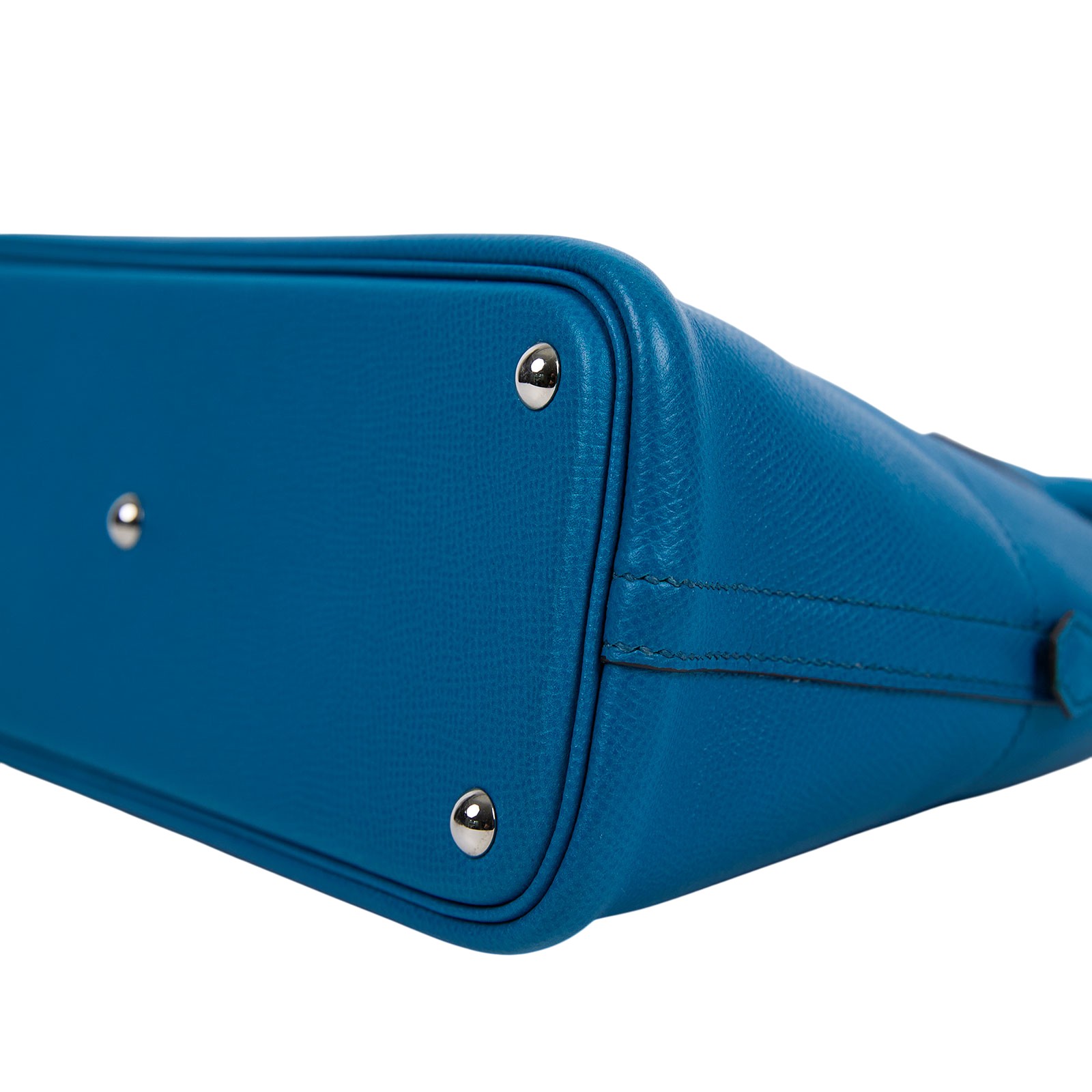 愛馬仕 Hermes Bolide Bag 柏莉包 27 銀色五金 伊玆密爾藍 H041693CK7W □R 防塵袋/購買證明影本