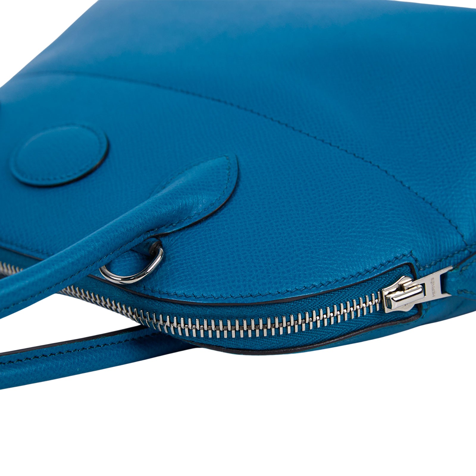 愛馬仕 Hermes Bolide Bag 柏莉包 27 銀色五金 伊玆密爾藍 H041693CK7W □R 防塵袋/購買證明影本