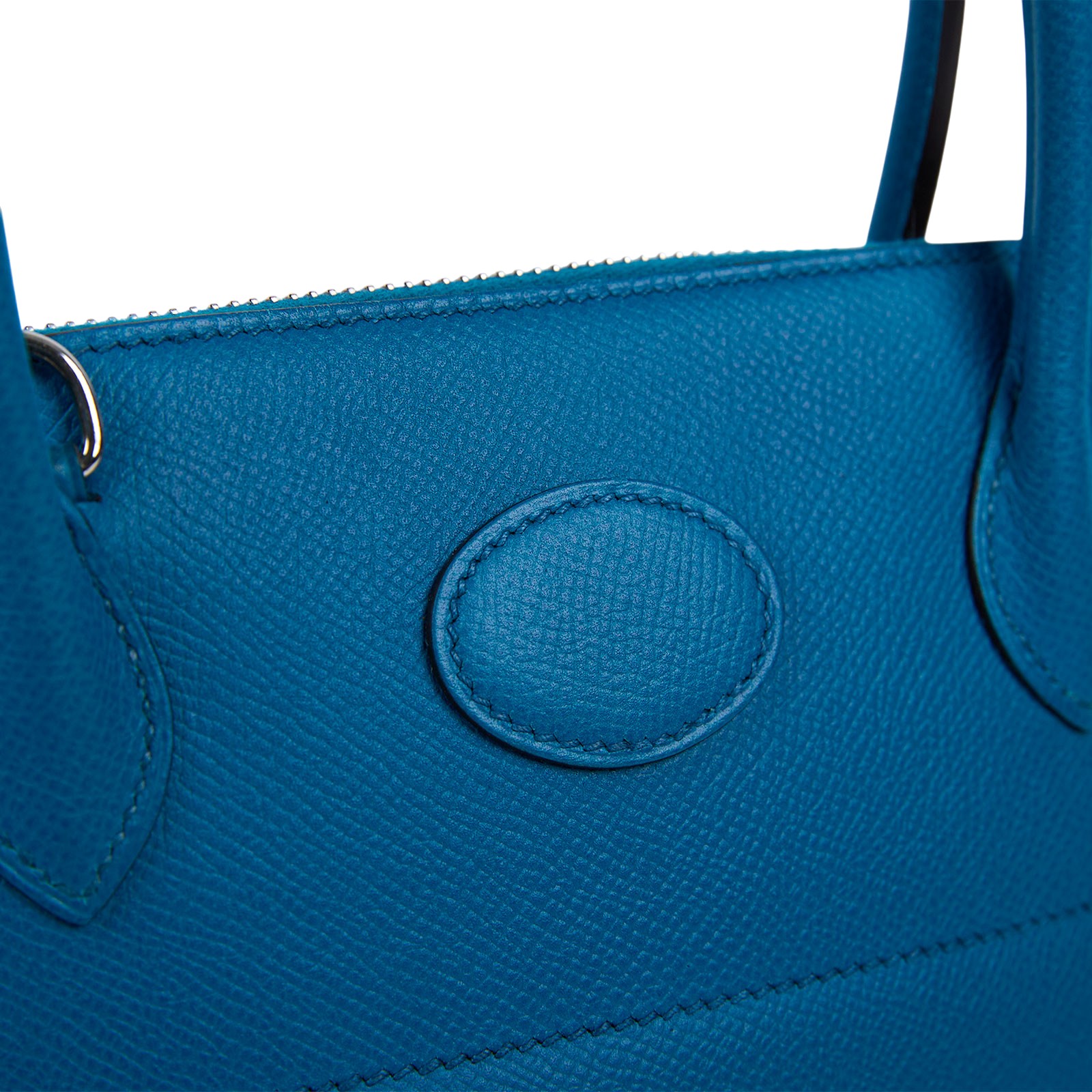 愛馬仕 Hermes Bolide Bag 柏莉包 27 銀色五金 伊玆密爾藍 H041693CK7W □R 防塵袋/購買證明影本