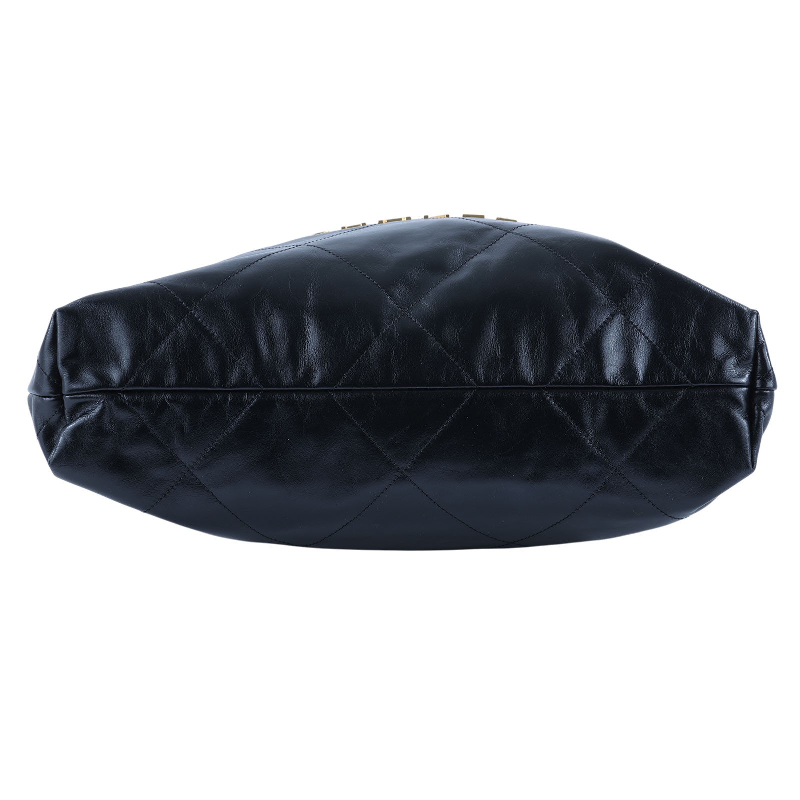 香奈兒 CHANEL 22 中型 束口包 AS3261 晶片款 黑金22號 中號 　有髒汙 防塵袋