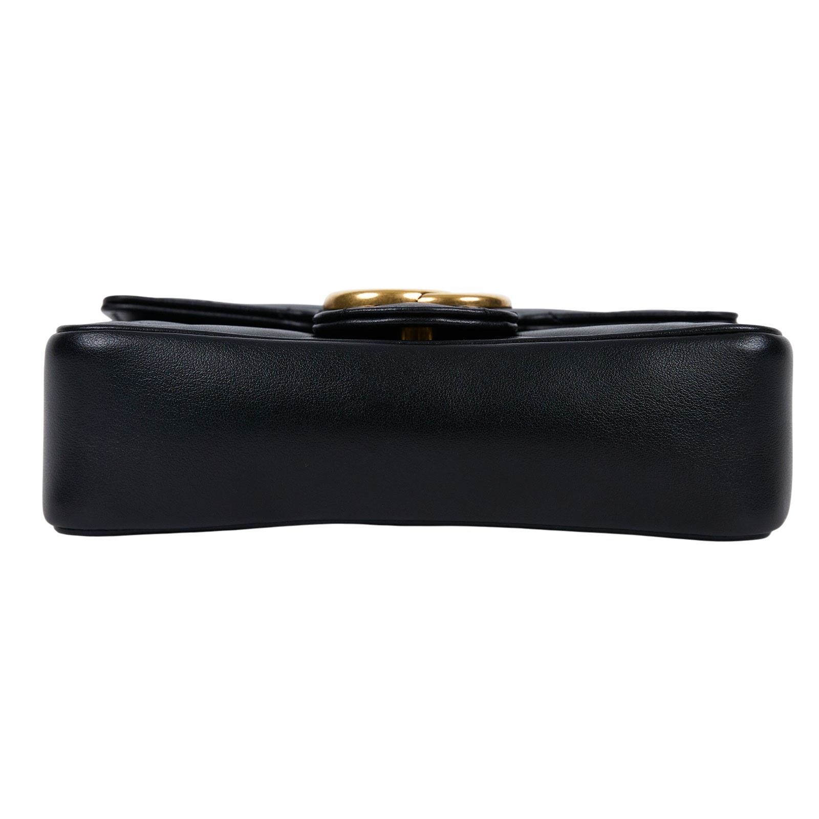 古馳 GUCCI GG Mormont 絎縫 超迷你袋 476433 DTDCT 黑MARMONT MINI 防塵袋