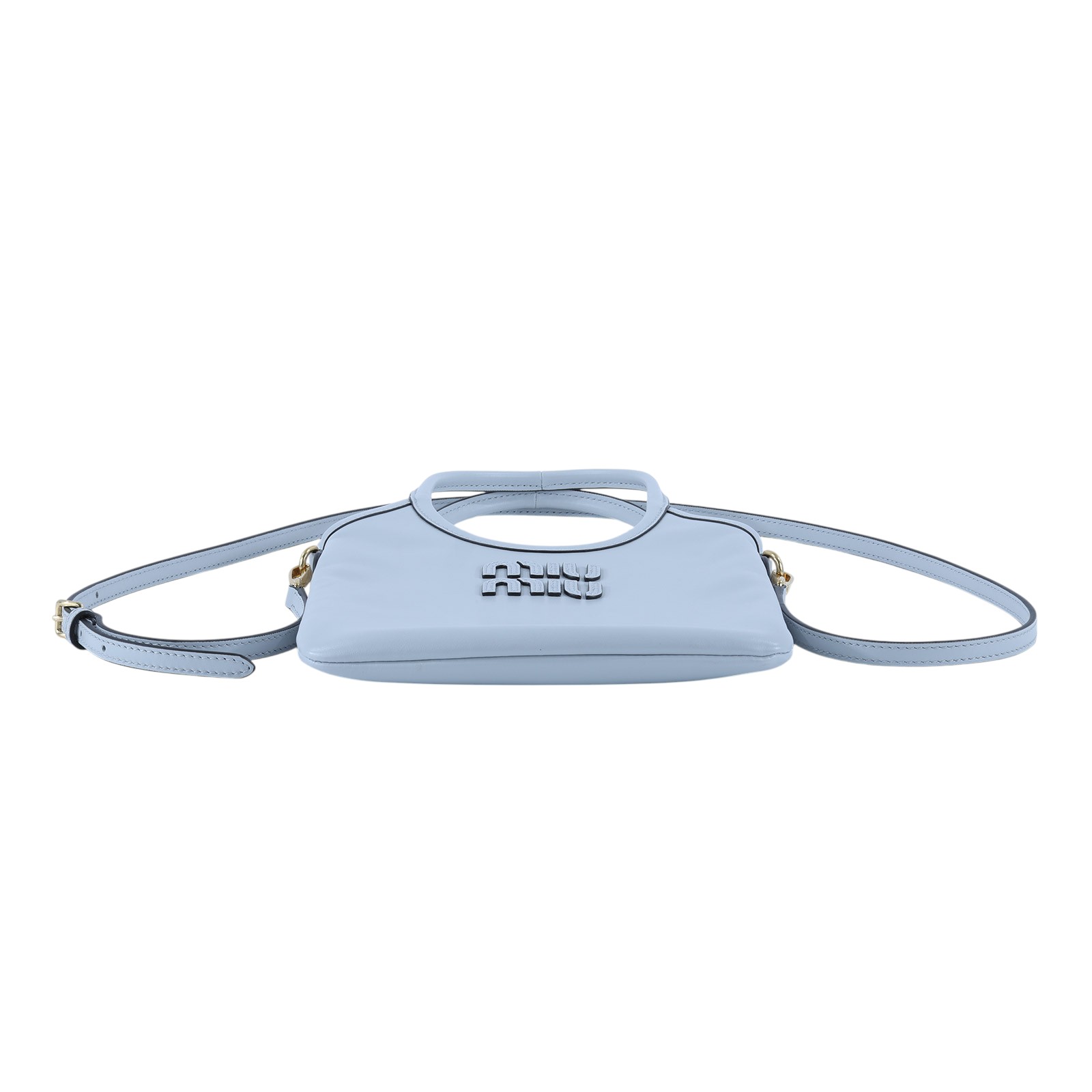 繆繆 MIU MIU Ivy 手提包 5BA281_2IEO 灰IVY 防塵袋