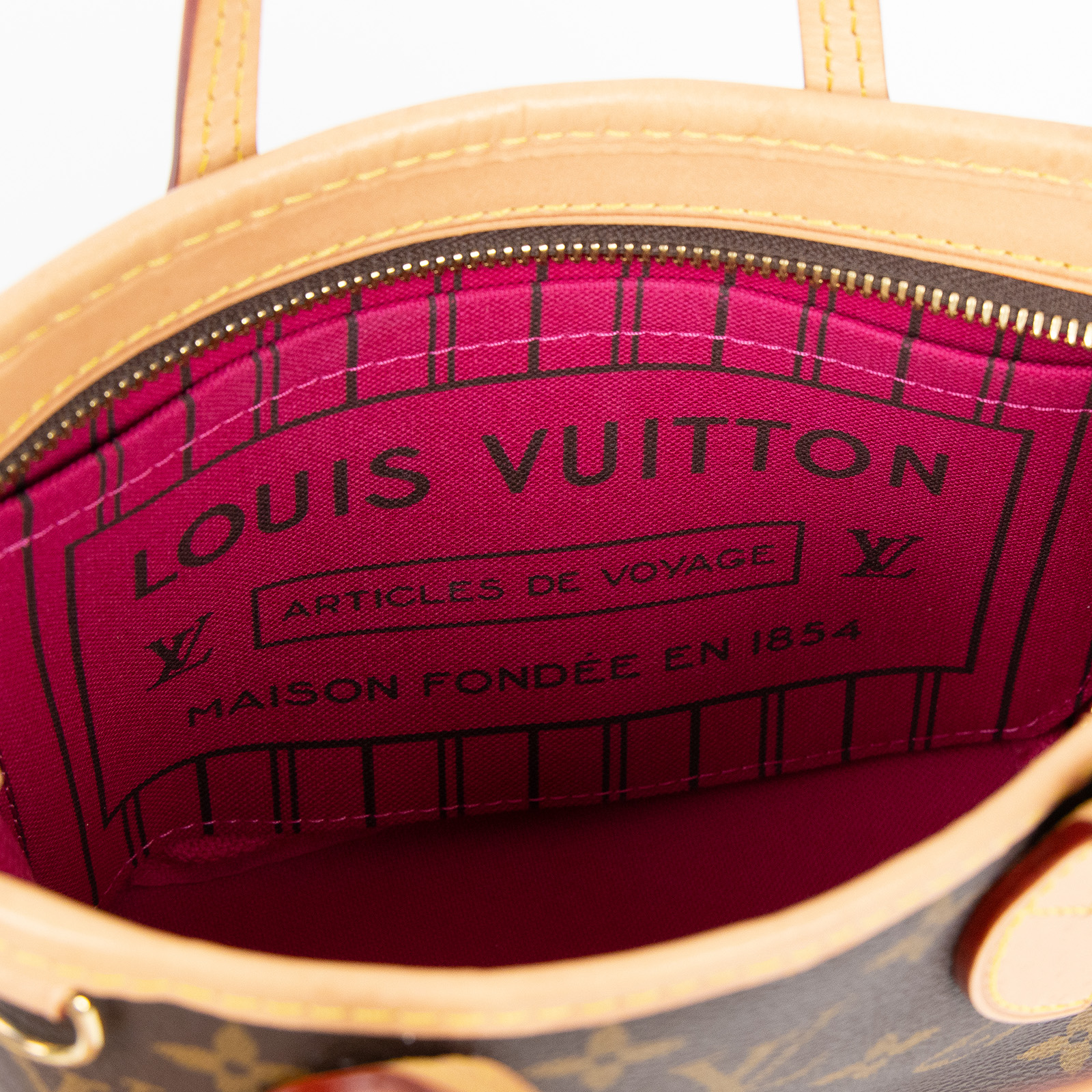 路易威登 LOUIS VUITTON Neverfull BB 手提 斜背包 粉色背袋 M46786 晶片款  原廠盒子/防塵袋