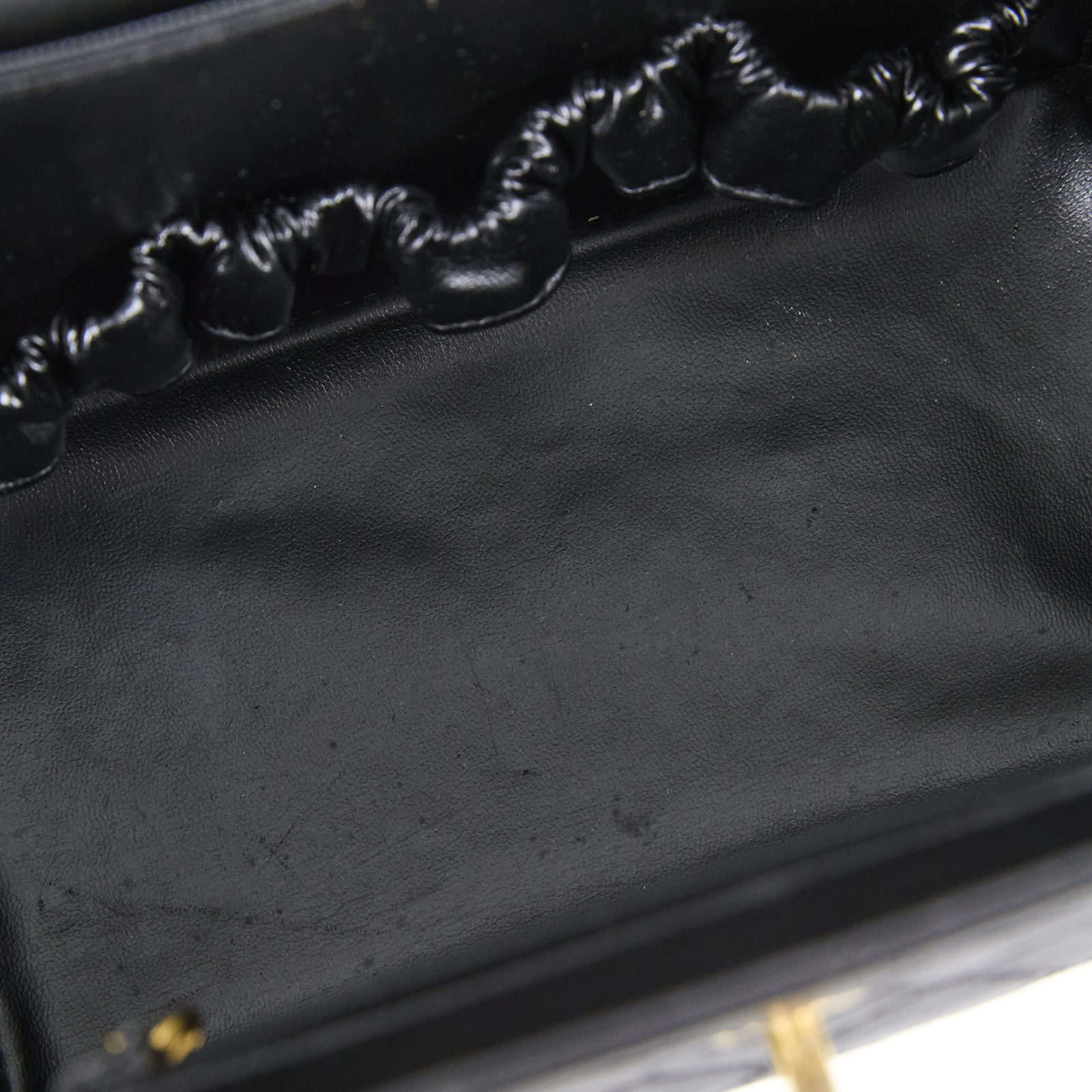 香奈兒 CHANEL Vanity 化妝箱 A01620 2開黑金手提VANITY　無背帶 無附屬品