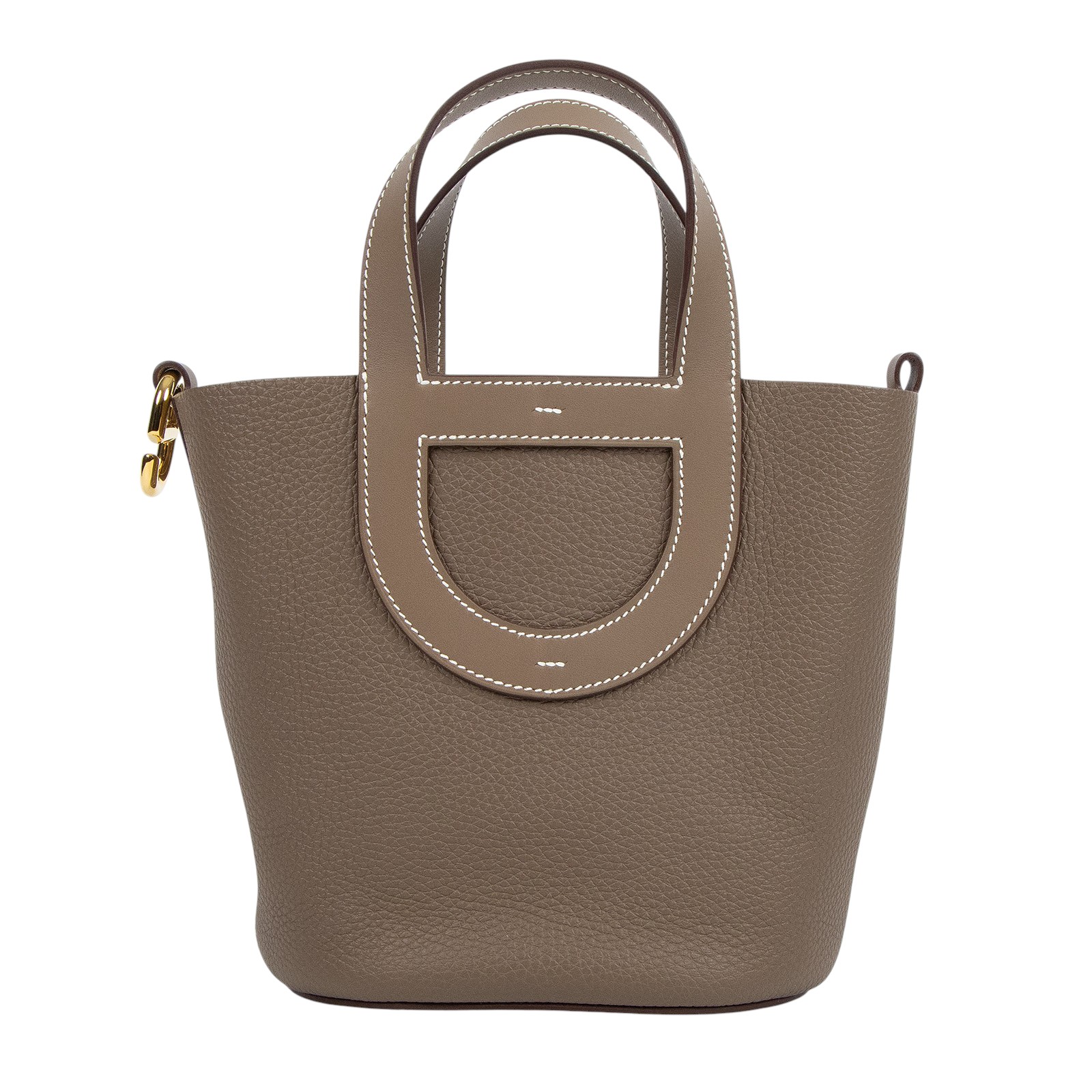 愛馬仕 Hermes In The Loop 18  豬鼻 菜籃子包 ITL18 U刻 大象灰IN THE LOOP 18 防塵袋