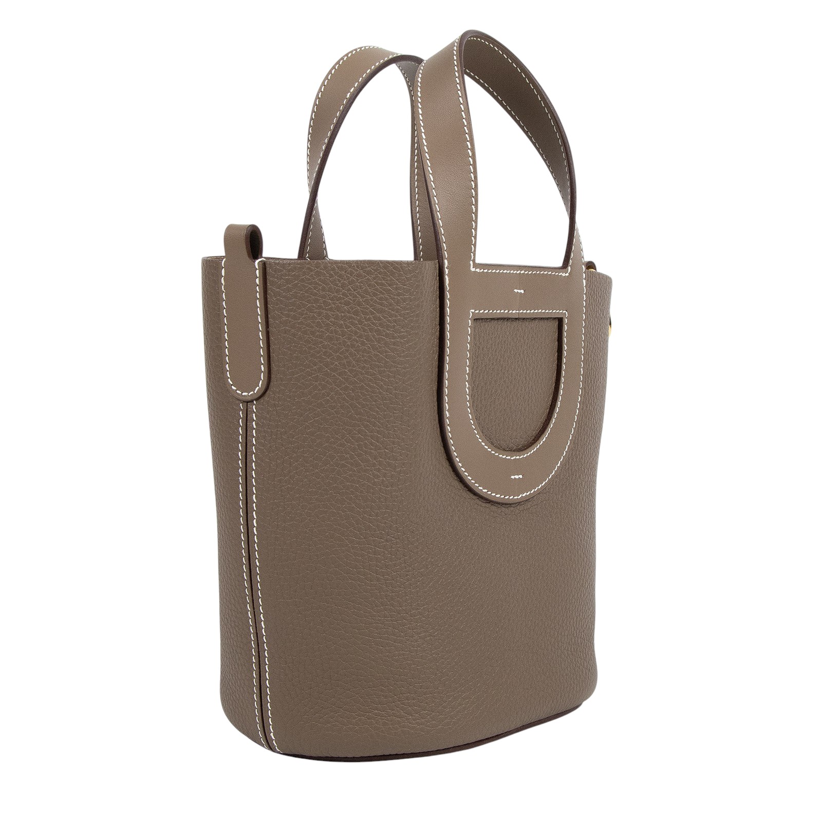 愛馬仕 Hermes In The Loop 18  豬鼻 菜籃子包 ITL18 U刻 大象灰IN THE LOOP 18 防塵袋