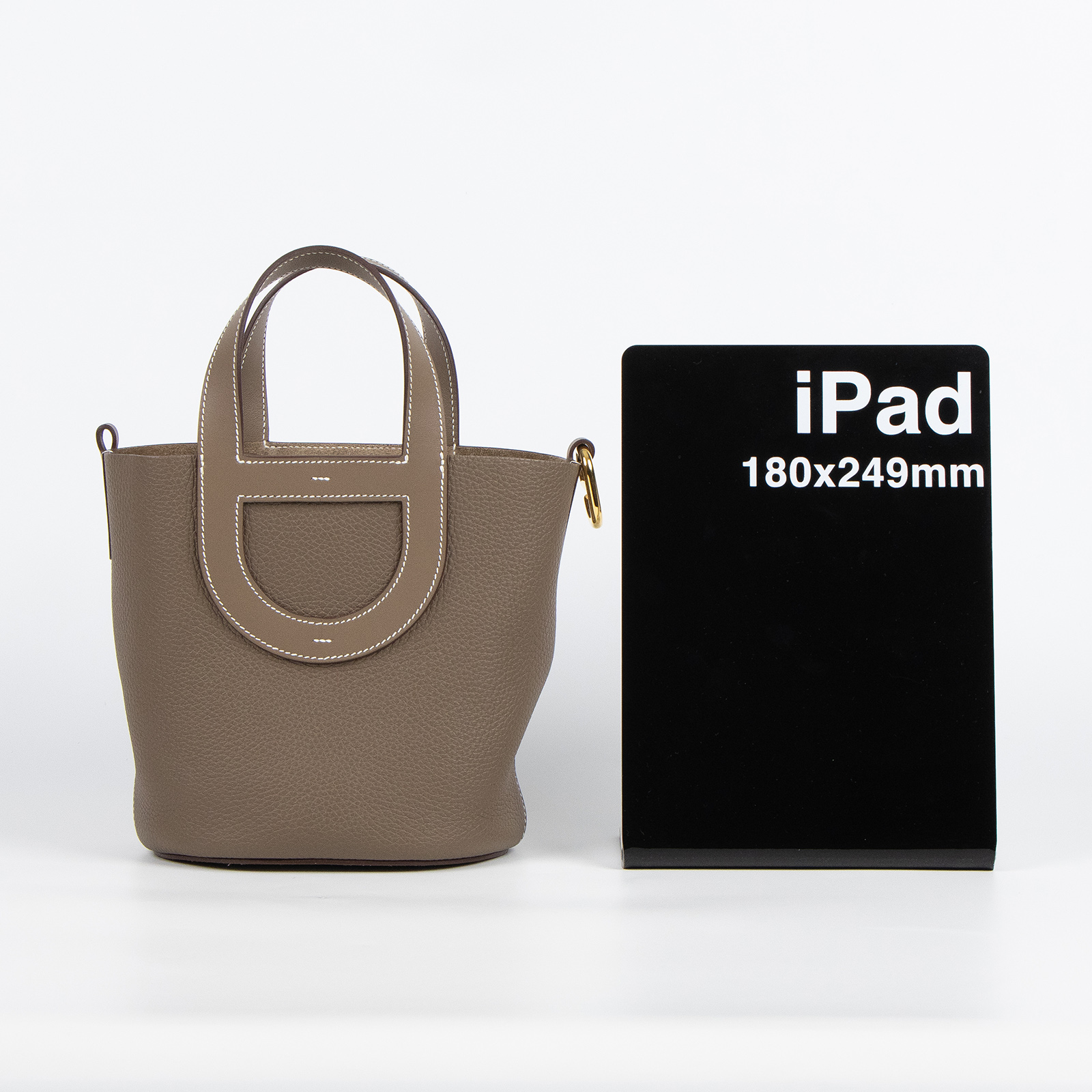 愛馬仕 Hermes In The Loop 18  豬鼻 菜籃子包 ITL18 U刻 大象灰IN THE LOOP 18 防塵袋