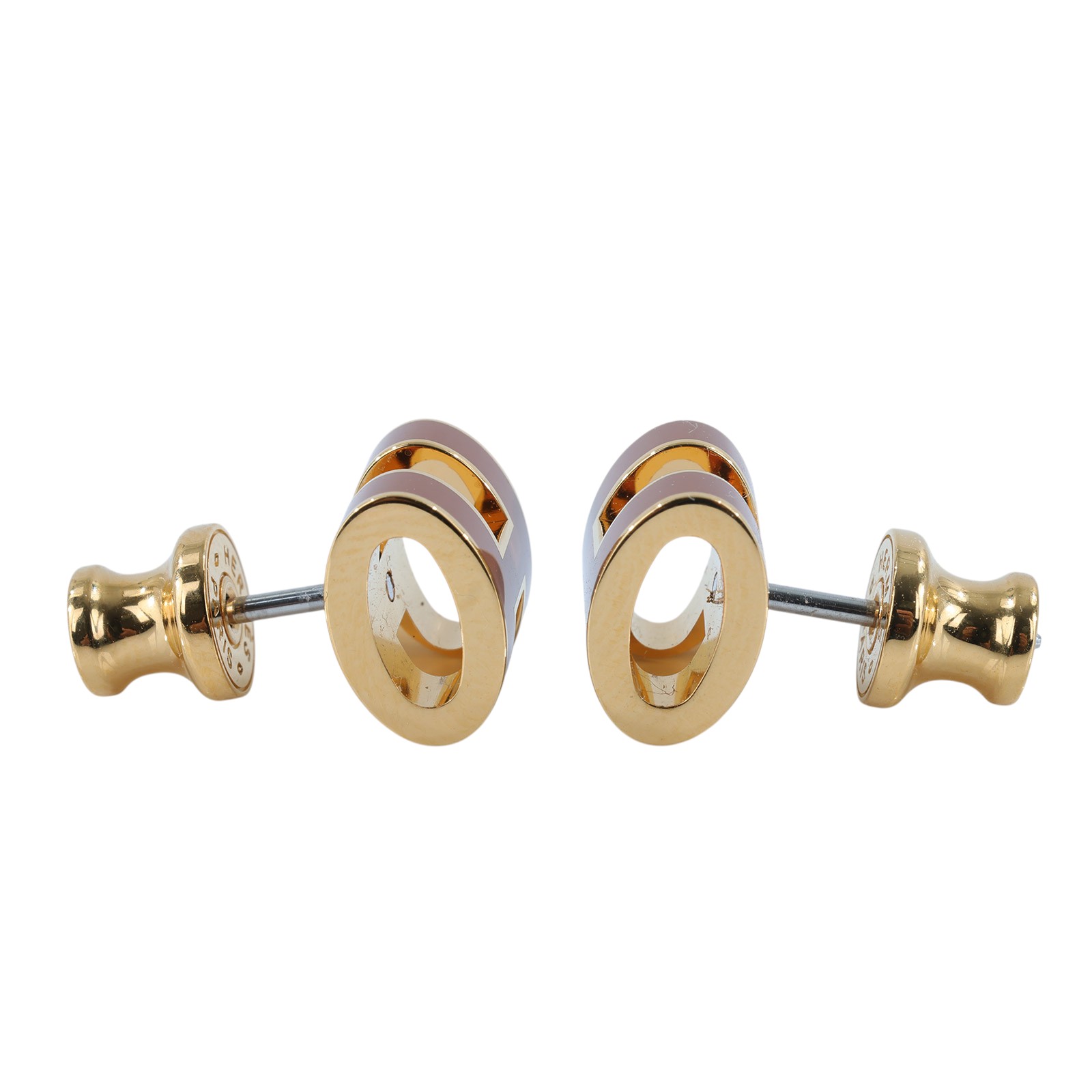 愛馬仕 Hermes Mini Pop H 耳釘 新金色 H608002FOA9 /GD.12.23 MINI POP H耳環 原廠盒子/防塵袋/購買證明影本