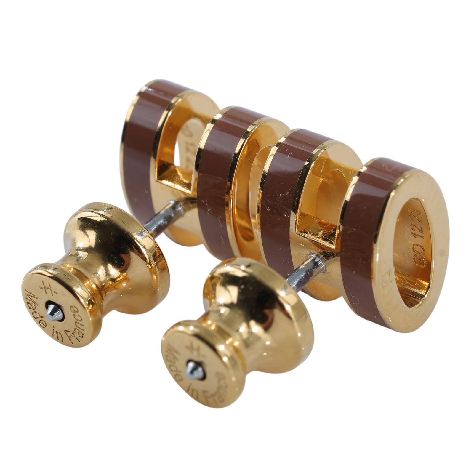 愛馬仕 Hermes Mini Pop H 耳釘 新金色 H608002FOA9 /GD.12.23 MINI POP H耳環 原廠盒子/防塵袋/購買證明影本