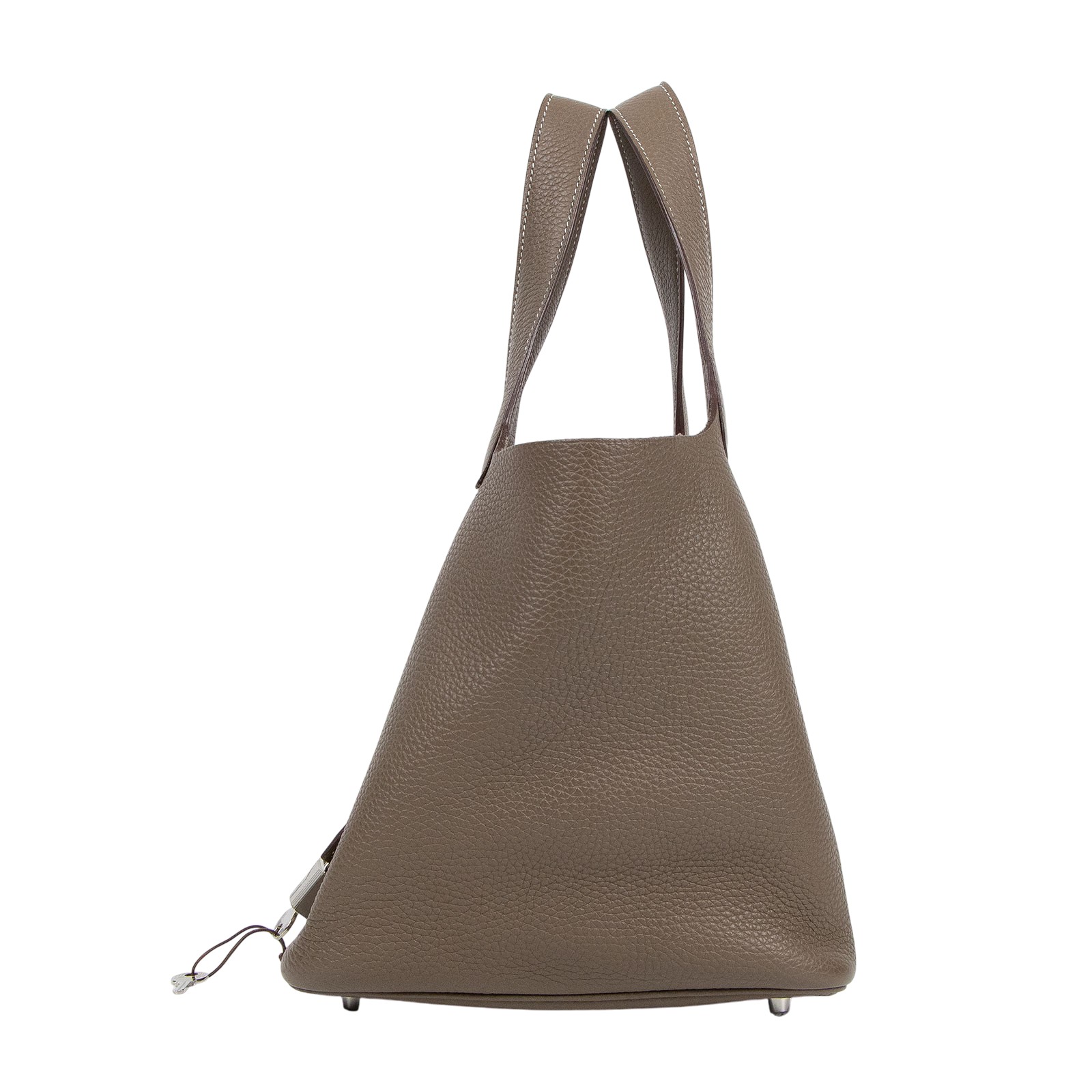 愛馬仕 Hermes Picotin Lock 22 菜籃子包 銀色五金 大象灰 H060991CK18 /H060991CK  防塵袋/鎖組/購買證明