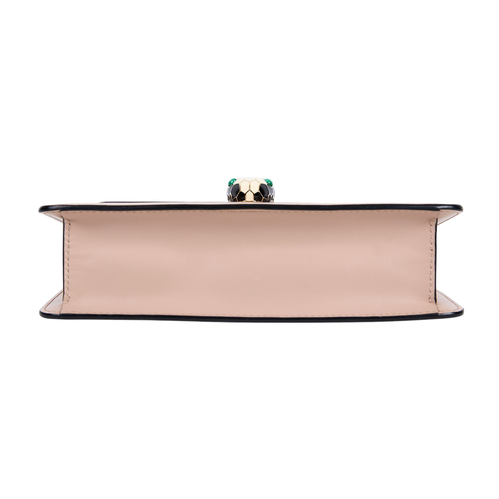 寶格麗 BVLGARI Serpenti Forever 口蓋包 283565 粉蛇頭包 防塵袋